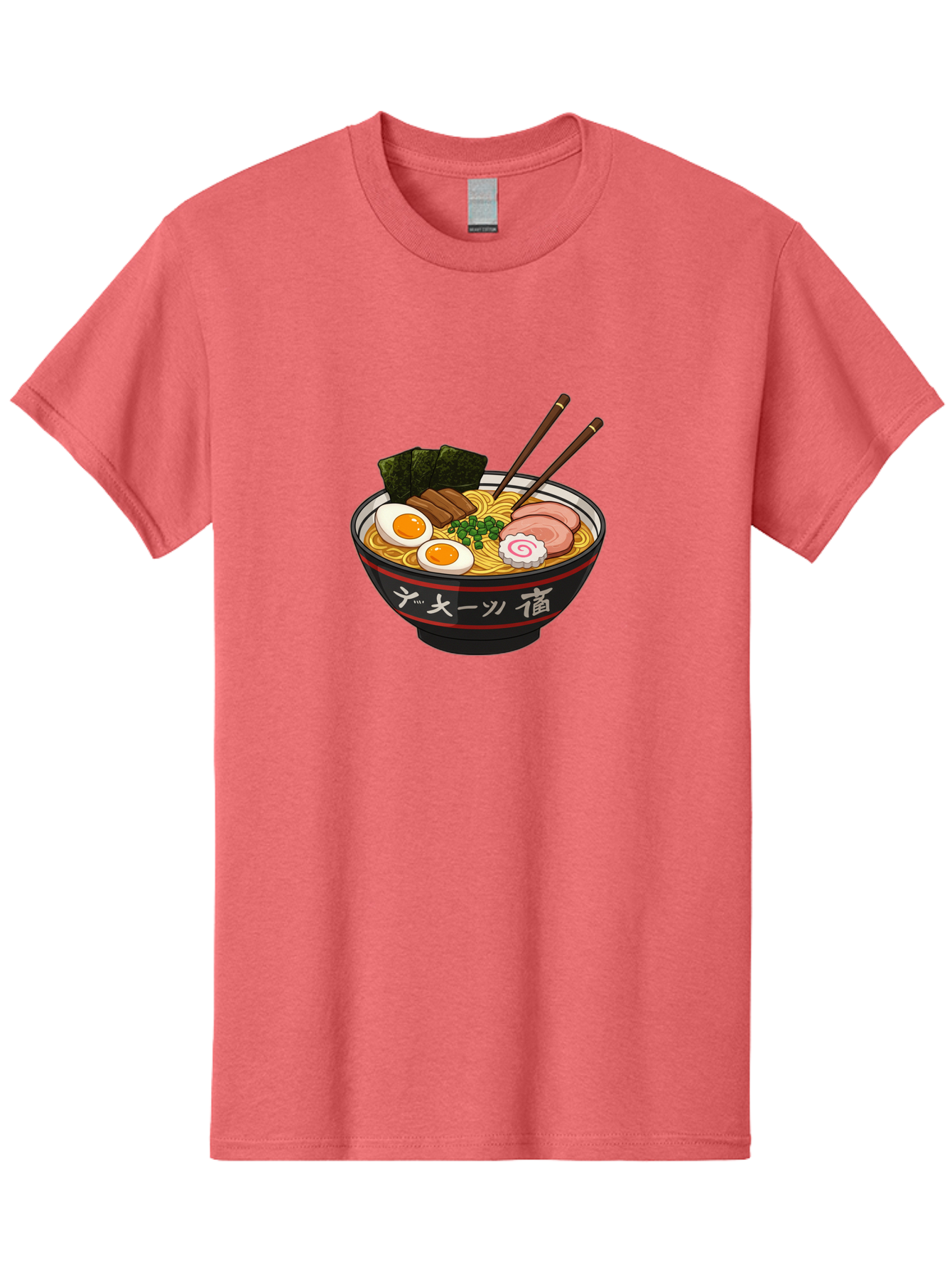 Ramen-10 Men'S Graphic Tee, 100% Cotton, Comfortable Casual Summer Wear, Machine Washable, Ramen Noodles, Japanese Cuisine, Savory Broth, Boiled Egg, Sliced Pork, Seaweed, Chopsticks, Asian Food, Noodle Soup Bab276 21