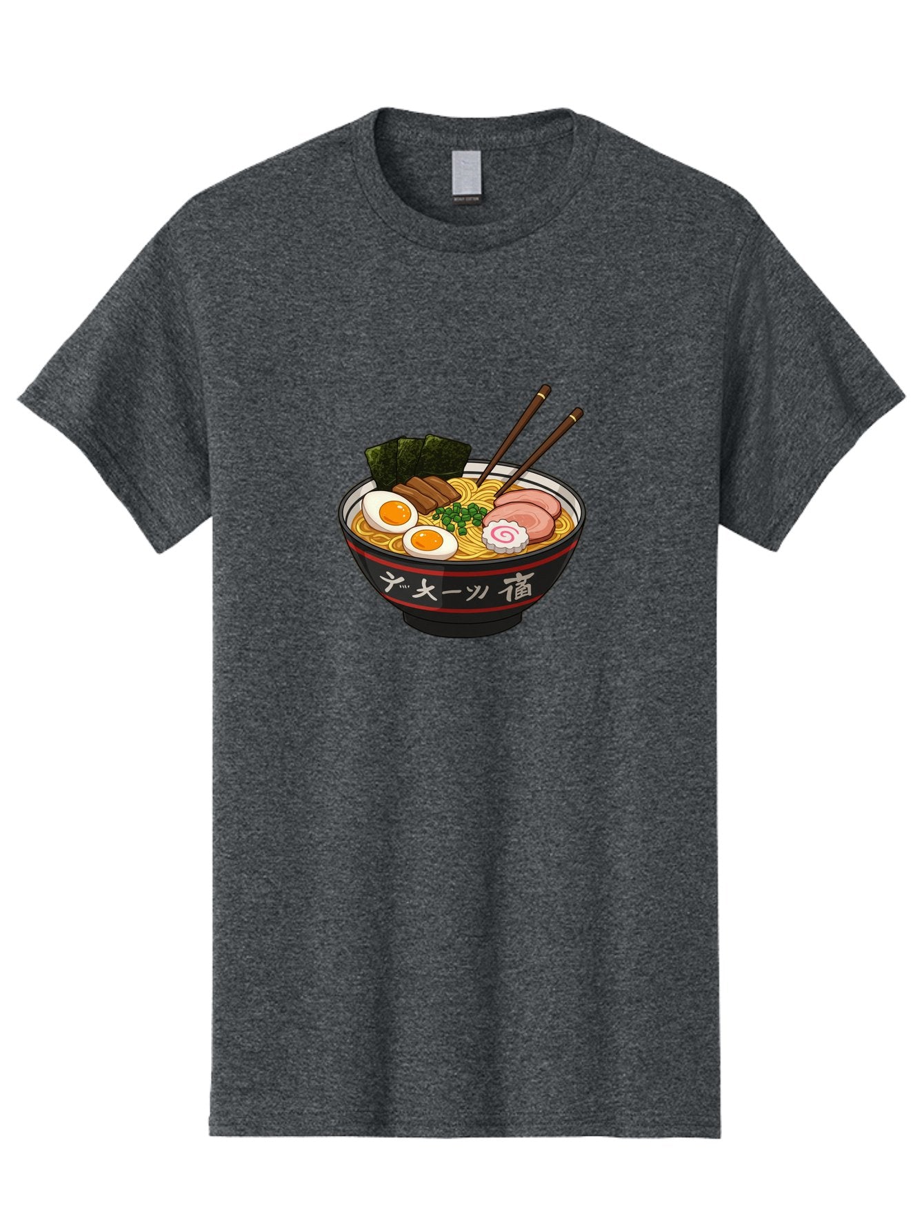 Ramen-10 Men'S Graphic Tee, 100% Cotton, Comfortable Casual Summer Wear, Machine Washable, Ramen Noodles, Japanese Cuisine, Savory Broth, Boiled Egg, Sliced Pork, Seaweed, Chopsticks, Asian Food, Noodle Soup Bab276 9
