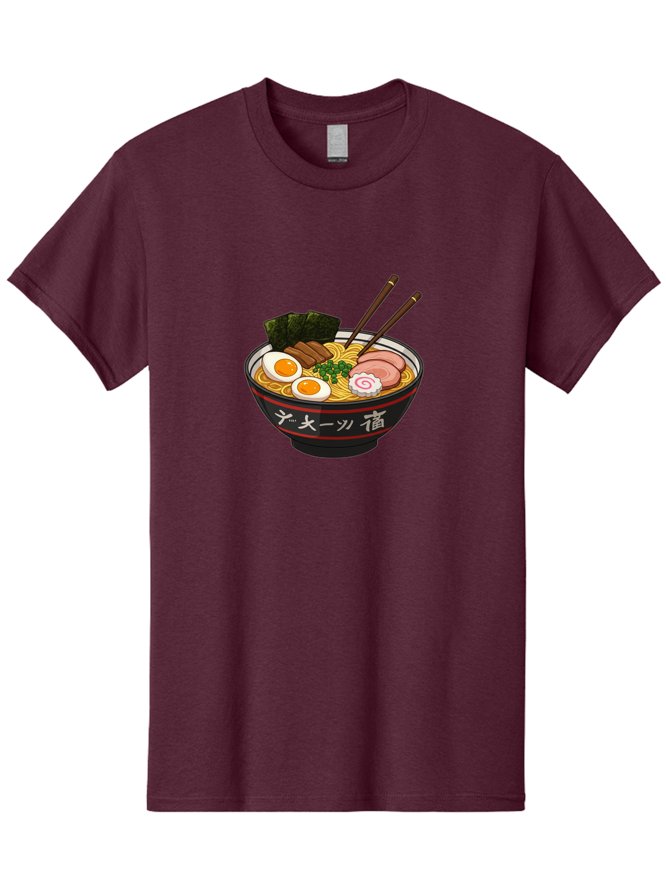 Ramen-10 Men'S Graphic Tee, 100% Cotton, Comfortable Casual Summer Wear, Machine Washable, Ramen Noodles, Japanese Cuisine, Savory Broth, Boiled Egg, Sliced Pork, Seaweed, Chopsticks, Asian Food, Noodle Soup Bab276 29