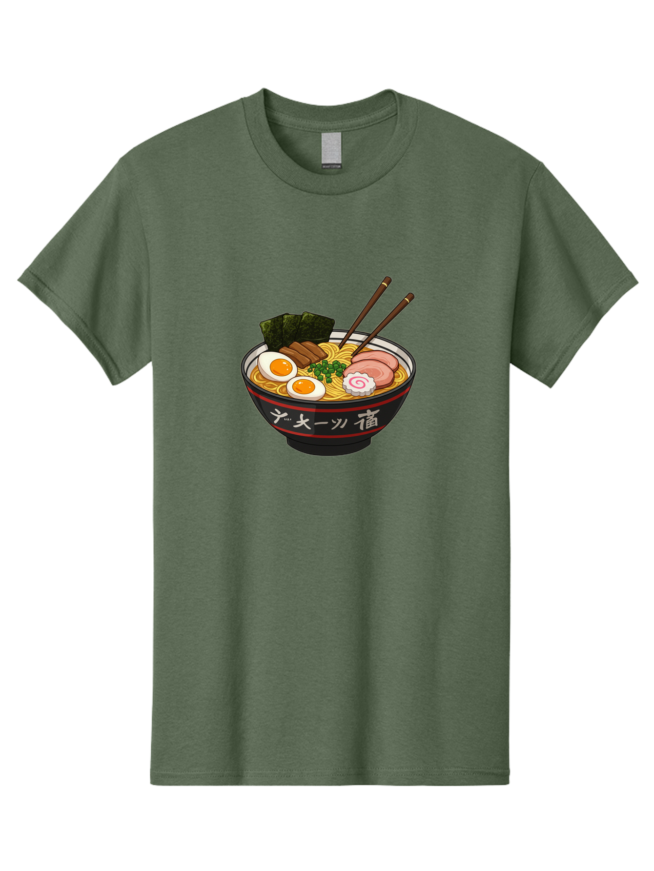 Ramen-10 Men'S Graphic Tee, 100% Cotton, Comfortable Casual Summer Wear, Machine Washable, Ramen Noodles, Japanese Cuisine, Savory Broth, Boiled Egg, Sliced Pork, Seaweed, Chopsticks, Asian Food, Noodle Soup Bab276 19