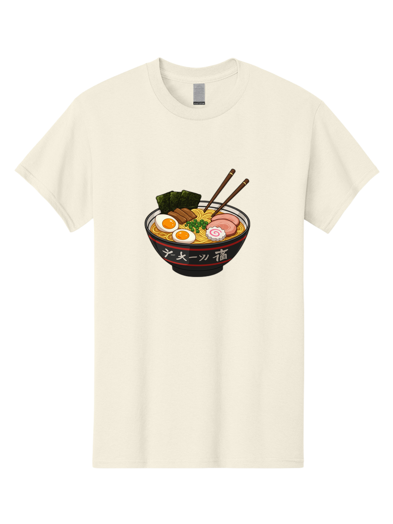 Ramen-10 Men'S Graphic Tee, 100% Cotton, Comfortable Casual Summer Wear, Machine Washable, Ramen Noodles, Japanese Cuisine, Savory Broth, Boiled Egg, Sliced Pork, Seaweed, Chopsticks, Asian Food, Noodle Soup Bab276 11