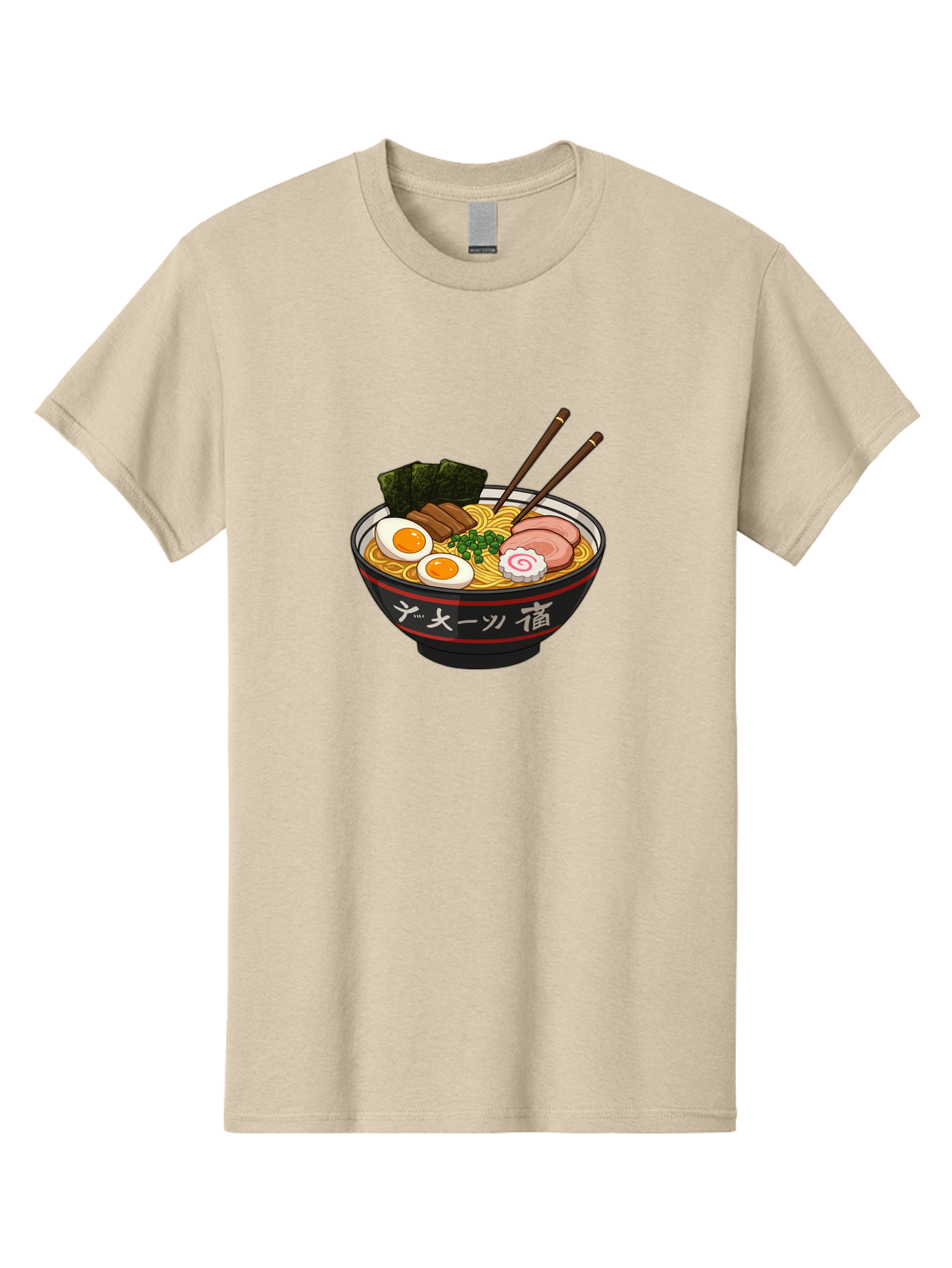 Ramen-10 Men'S Graphic Tee, 100% Cotton, Comfortable Casual Summer Wear, Machine Washable, Ramen Noodles, Japanese Cuisine, Savory Broth, Boiled Egg, Sliced Pork, Seaweed, Chopsticks, Asian Food, Noodle Soup Bab276 15