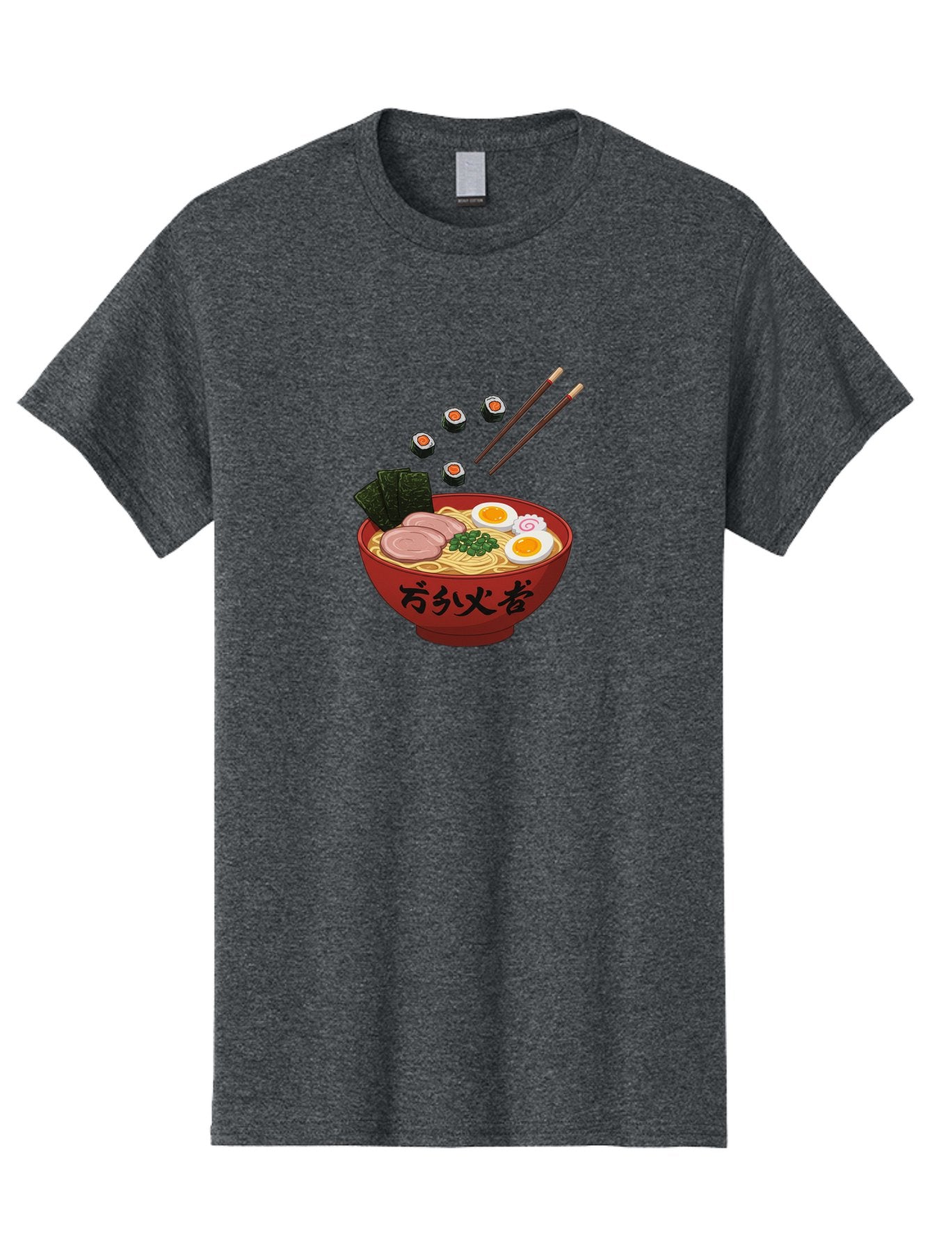 Ramen-11 Men'S Graphic Tee, 100% Cotton, Comfortable Casual Summer Wear, Machine Washable, Ramen Noodles, Japanese Cuisine, Savory Soup, Boiled Egg, Sliced Meat, Seaweed, Sushi Rolls, Chopsticks, Naruto, Asian Food, Noodle Bowl Bab277 7