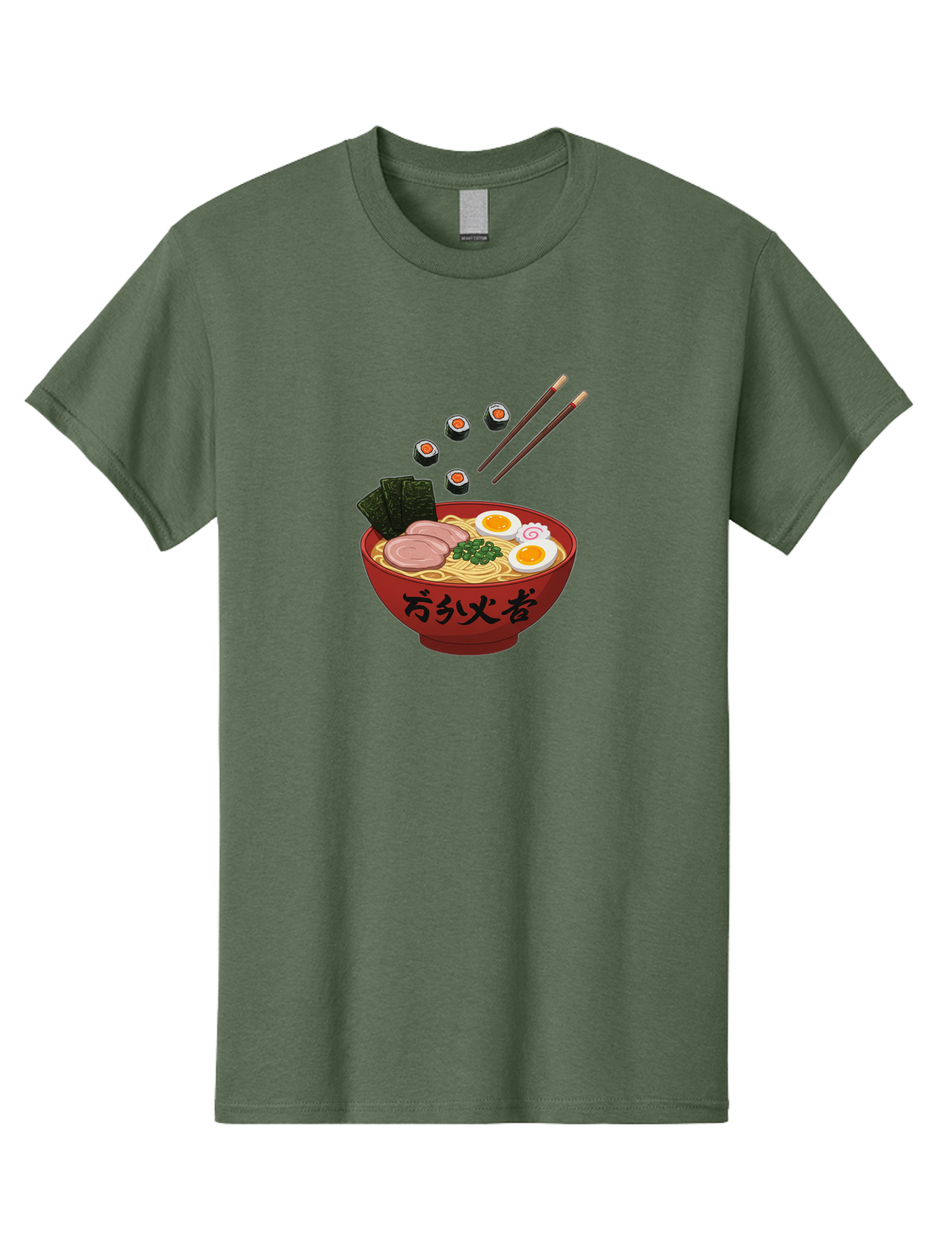 Ramen-11 Men'S Graphic Tee, 100% Cotton, Comfortable Casual Summer Wear, Machine Washable, Ramen Noodles, Japanese Cuisine, Savory Soup, Boiled Egg, Sliced Meat, Seaweed, Sushi Rolls, Chopsticks, Naruto, Asian Food, Noodle Bowl Bab277 19