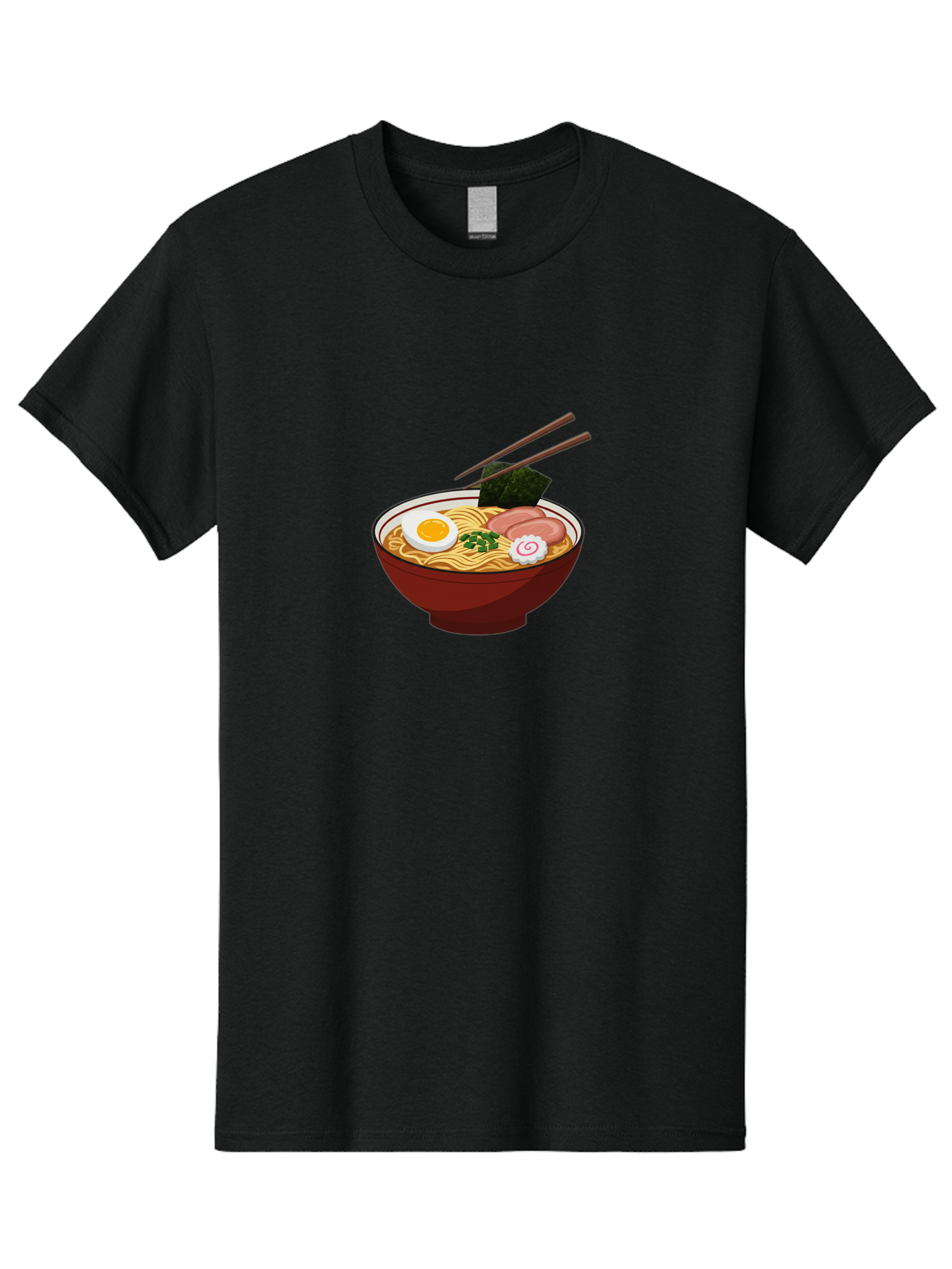 Ramen-12 Men'S Graphic Tee, 100% Cotton, Comfortable Casual Summer Wear, Machine Washable, Ramen Noodles, Boiled Egg, Sliced Pork, Seaweed, Green Onions, Narutomaki, Chopsticks, Japanese Cuisine, Noodle Soup, Comfort Food Bab278 19