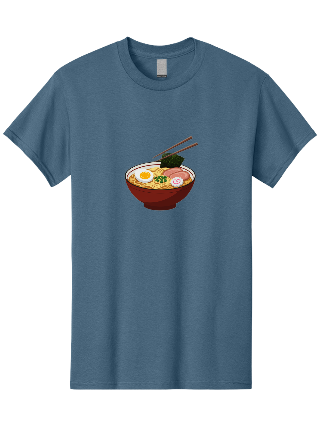 Ramen-12 Men'S Graphic Tee, 100% Cotton, Comfortable Casual Summer Wear, Machine Washable, Ramen Noodles, Boiled Egg, Sliced Pork, Seaweed, Green Onions, Narutomaki, Chopsticks, Japanese Cuisine, Noodle Soup, Comfort Food Bab278 15