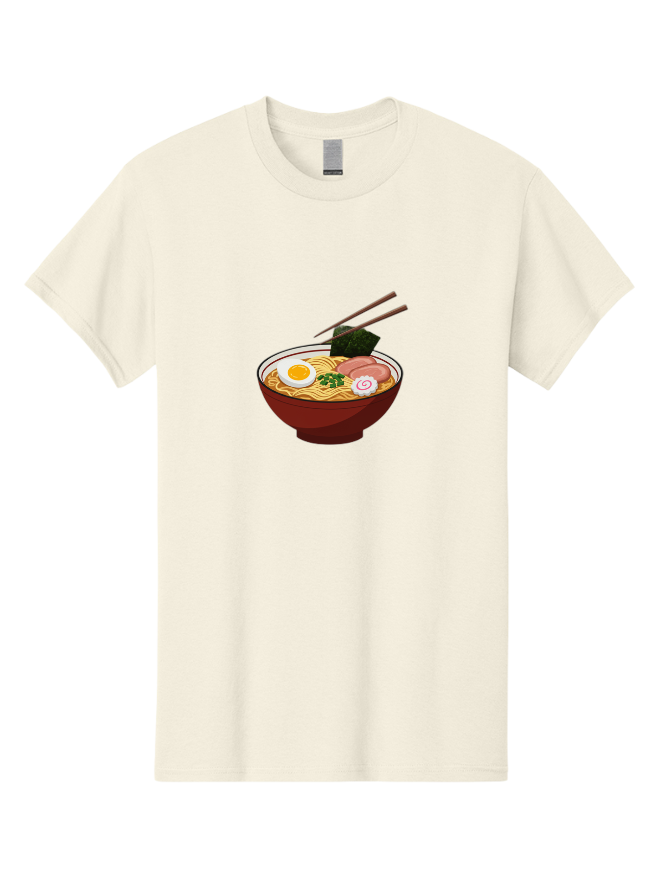Ramen-12 Men'S Graphic Tee, 100% Cotton, Comfortable Casual Summer Wear, Machine Washable, Ramen Noodles, Boiled Egg, Sliced Pork, Seaweed, Green Onions, Narutomaki, Chopsticks, Japanese Cuisine, Noodle Soup, Comfort Food Bab278 17