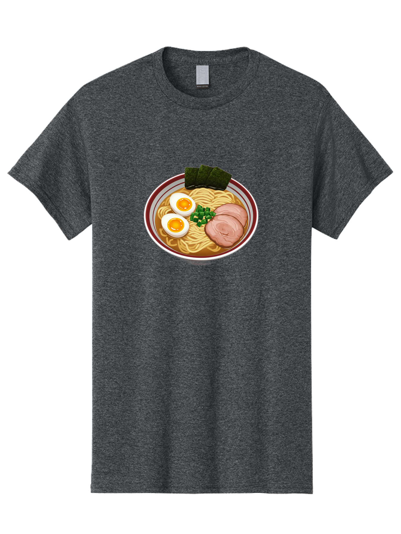 Ramen-13 Men'S Graphic Tee, 100% Cotton, Comfortable Casual Summer Wear, Machine Washable, Bowl Of Ramen, Steaming Hot Noodles, Sliced Pork, Soft-Boiled Egg, Seaweed, Green Onions, Savory Broth, Japanese Cuisine, Comforting Dish, Noodle Soup Bab279 19