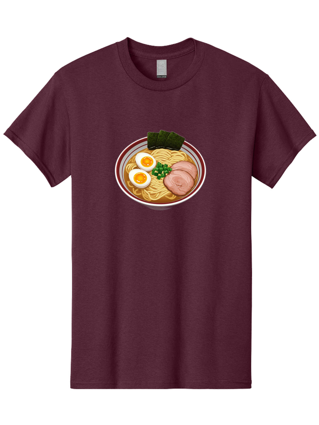 Ramen-13 Men'S Graphic Tee, 100% Cotton, Comfortable Casual Summer Wear, Machine Washable, Bowl Of Ramen, Steaming Hot Noodles, Sliced Pork, Soft-Boiled Egg, Seaweed, Green Onions, Savory Broth, Japanese Cuisine, Comforting Dish, Noodle Soup Bab279 21