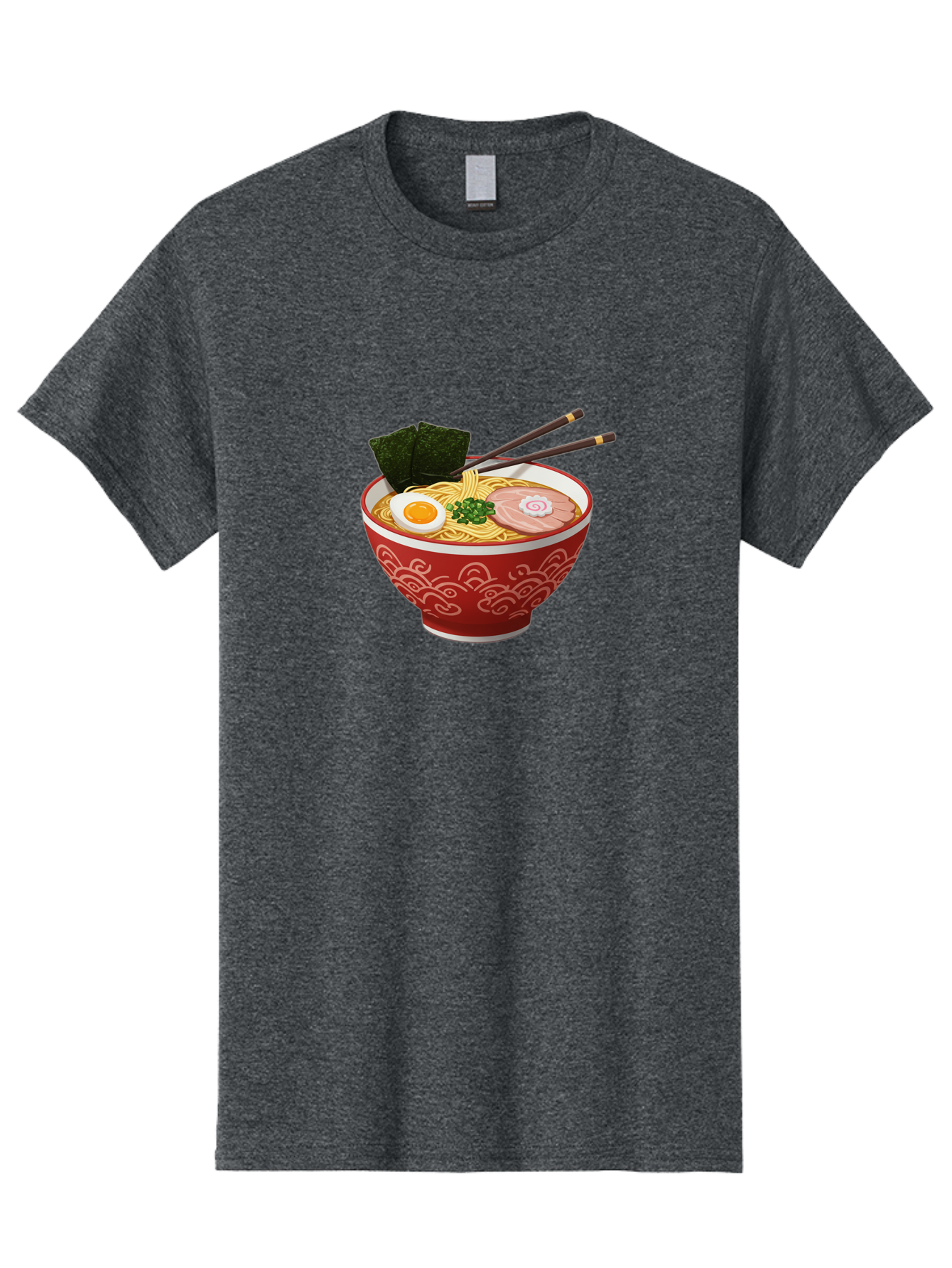 Ramen-14 Men'S Graphic Tee, 100% Cotton, Comfortable Casual Summer Wear, Machine Washable, Ramen Noodles, Japanese Cuisine, Noodle Soup, Boiled Egg, Sliced Pork, Seaweed, Green Onions, Chopsticks, Savory Broth, Asian Food Bab280 19