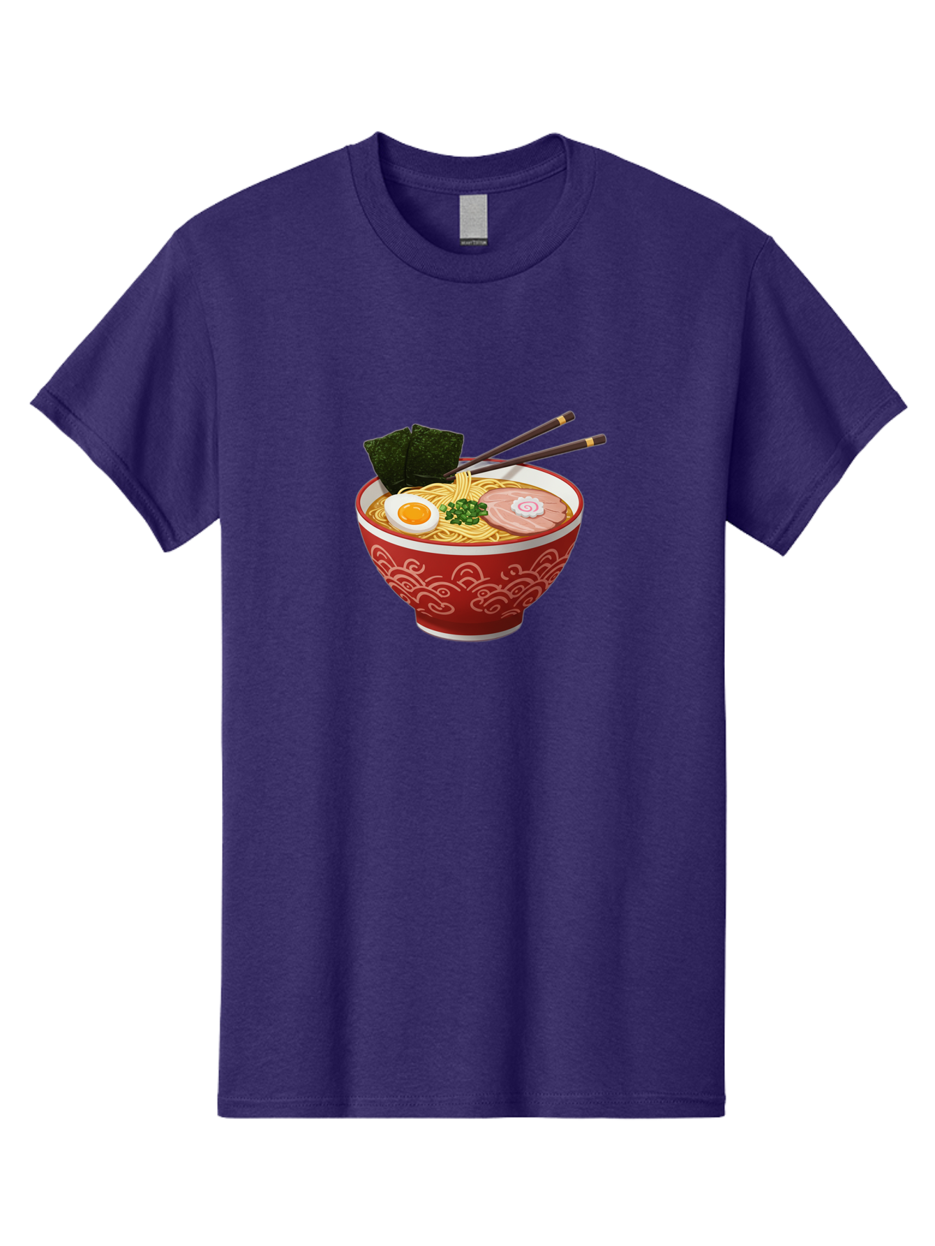 Ramen-14 Men'S Graphic Tee, 100% Cotton, Comfortable Casual Summer Wear, Machine Washable, Ramen Noodles, Japanese Cuisine, Noodle Soup, Boiled Egg, Sliced Pork, Seaweed, Green Onions, Chopsticks, Savory Broth, Asian Food Bab280 27