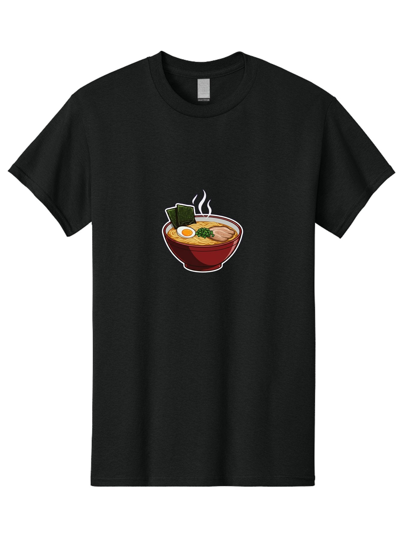 Ramen-15 Men'S Graphic Tee, 100% Cotton, Comfortable Casual Summer Wear, Machine Washable, Steaming Hot Ramen, Japanese Noodle Soup, Boiled Egg, Green Onions, Slices Of Pork, Seaweed, Savory Broth, Asian Cuisine, Comfort Food, Noodle Dishes Bab281 11