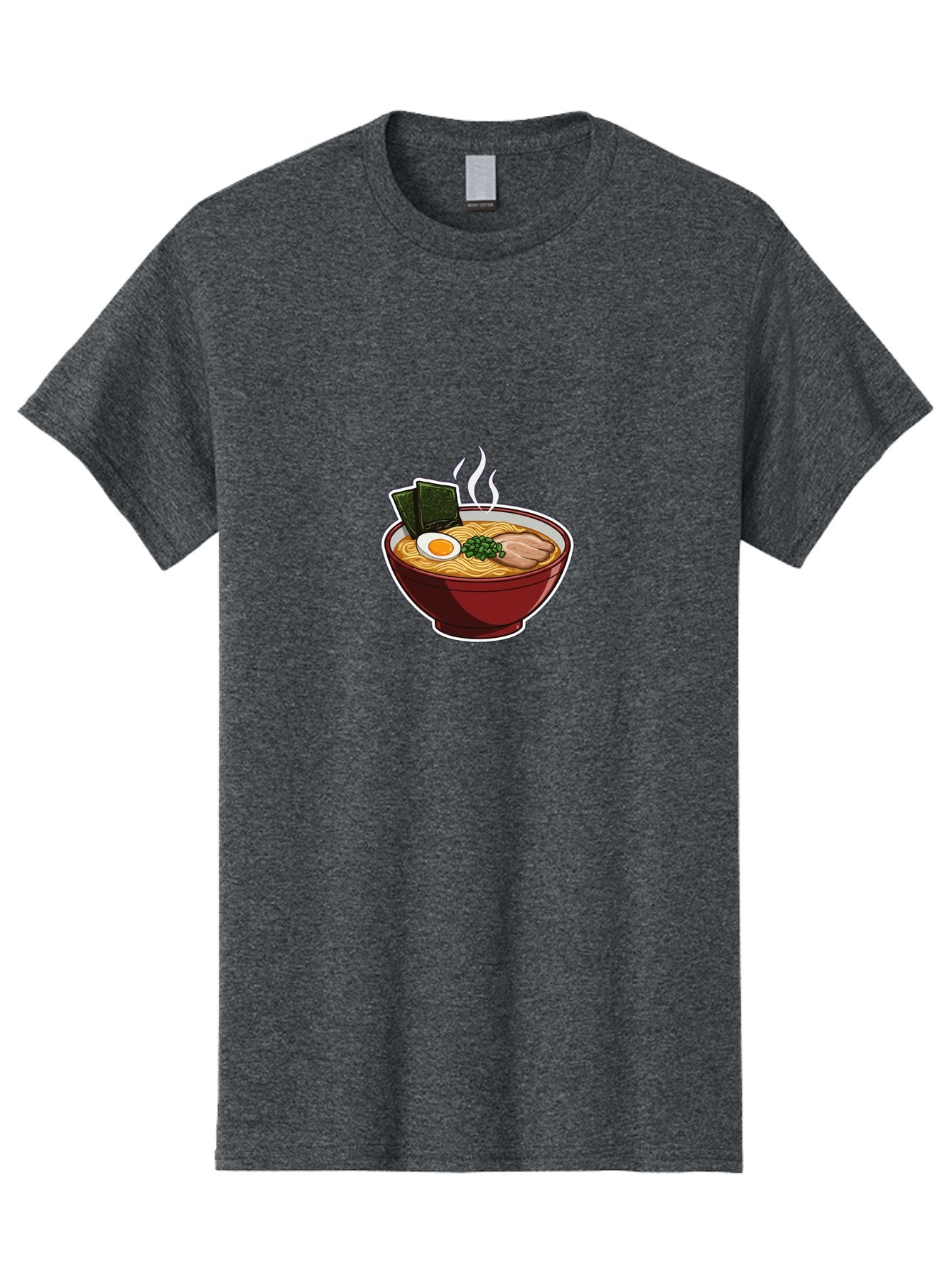 Ramen-15 Men'S Graphic Tee, 100% Cotton, Comfortable Casual Summer Wear, Machine Washable, Steaming Hot Ramen, Japanese Noodle Soup, Boiled Egg, Green Onions, Slices Of Pork, Seaweed, Savory Broth, Asian Cuisine, Comfort Food, Noodle Dishes Bab281 4
