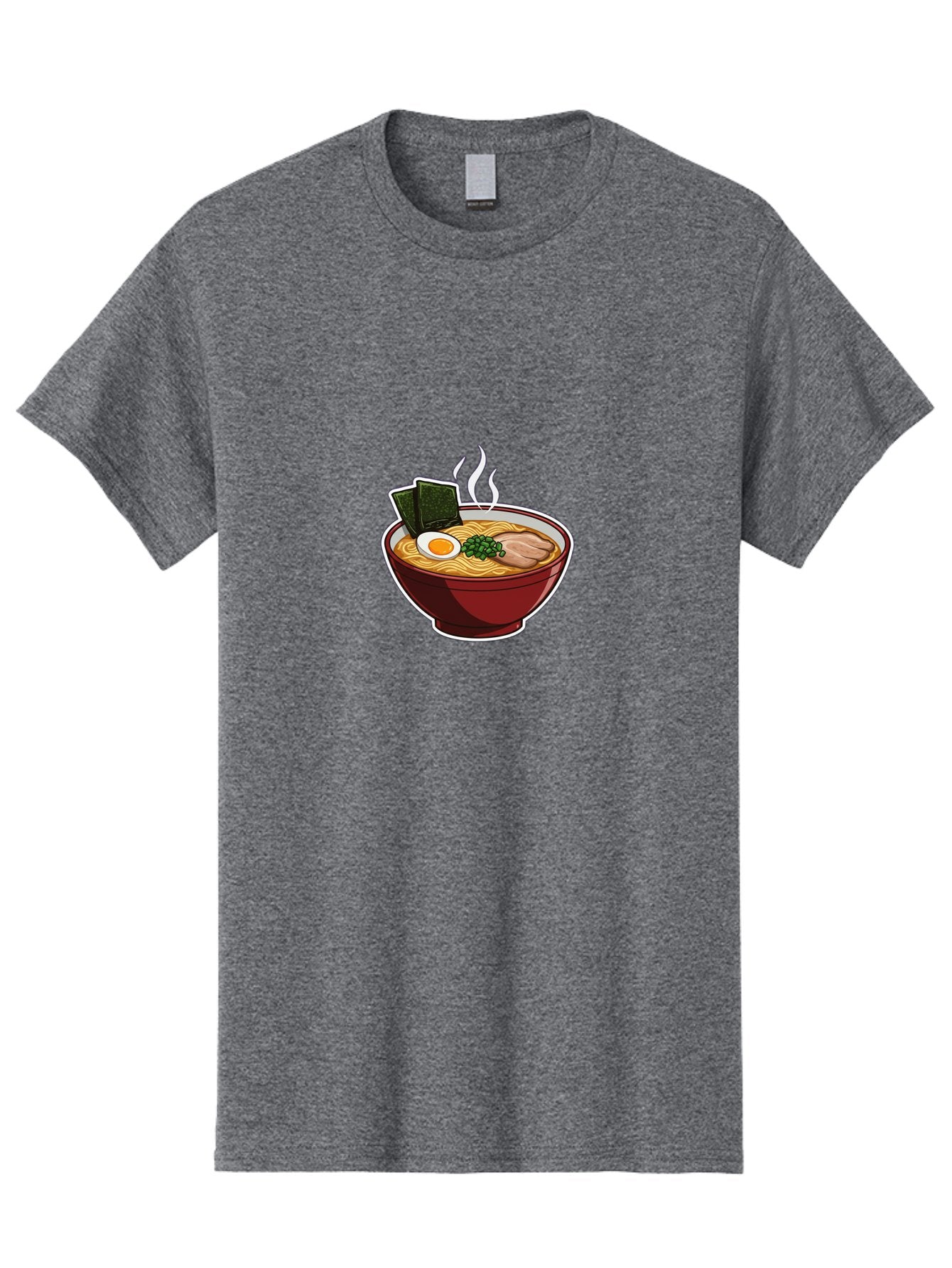 Ramen-15 Men'S Graphic Tee, 100% Cotton, Comfortable Casual Summer Wear, Machine Washable, Steaming Hot Ramen, Japanese Noodle Soup, Boiled Egg, Green Onions, Slices Of Pork, Seaweed, Savory Broth, Asian Cuisine, Comfort Food, Noodle Dishes Bab281 7