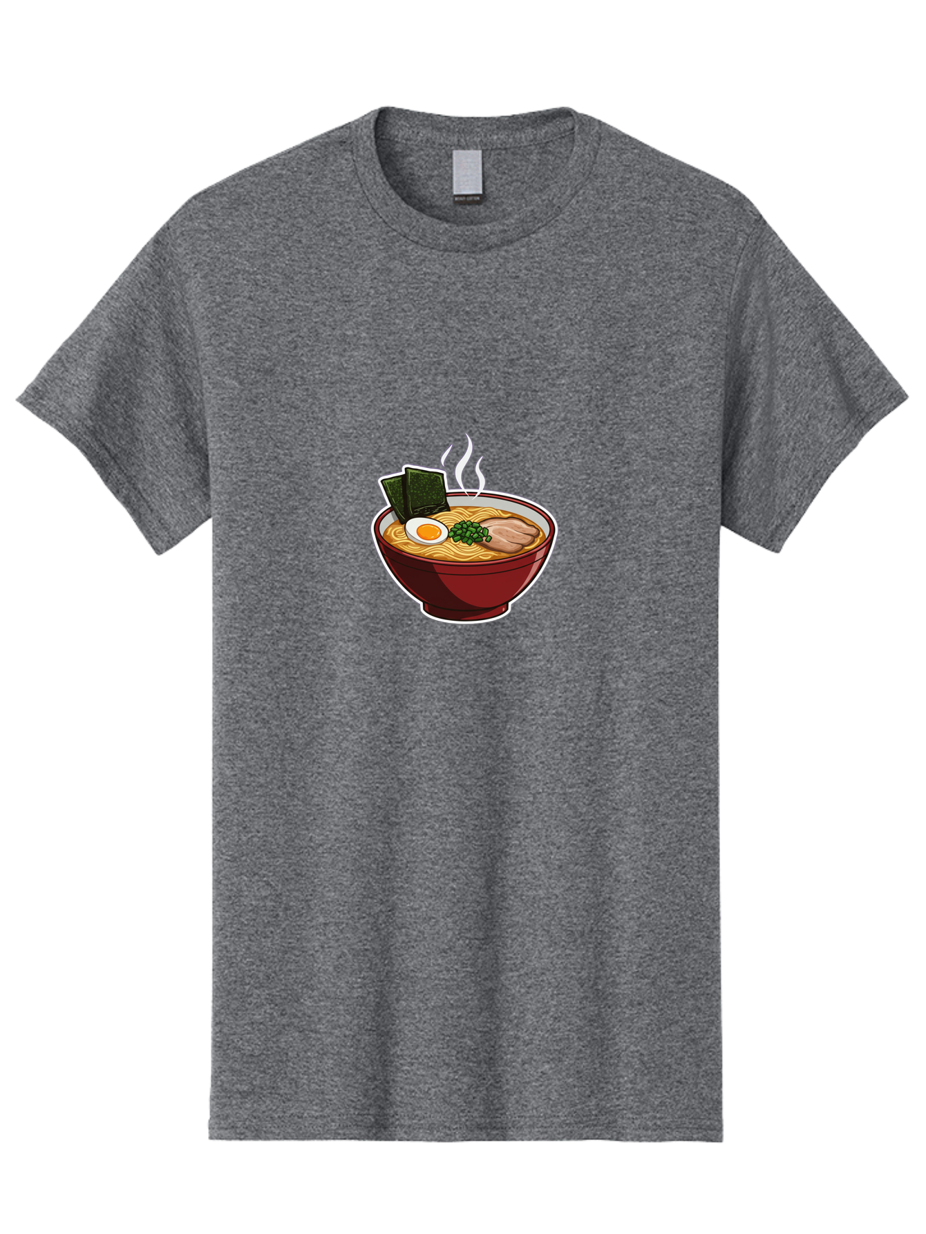 Ramen-15 Men'S Graphic Tee, 100% Cotton, Comfortable Casual Summer Wear, Machine Washable, Steaming Hot Ramen, Japanese Noodle Soup, Boiled Egg, Green Onions, Slices Of Pork, Seaweed, Savory Broth, Asian Cuisine, Comfort Food, Noodle Dishes Bab281 25