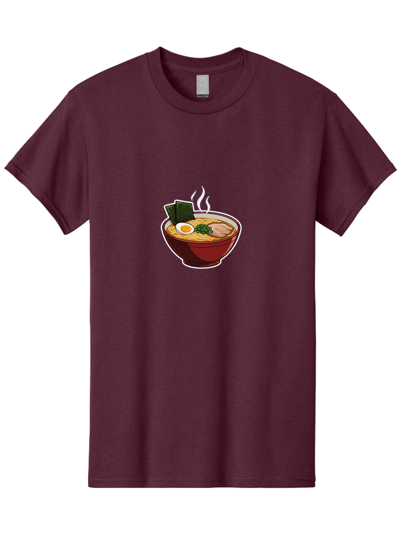 Ramen-15 Men'S Graphic Tee, 100% Cotton, Comfortable Casual Summer Wear, Machine Washable, Steaming Hot Ramen, Japanese Noodle Soup, Boiled Egg, Green Onions, Slices Of Pork, Seaweed, Savory Broth, Asian Cuisine, Comfort Food, Noodle Dishes Bab281 13