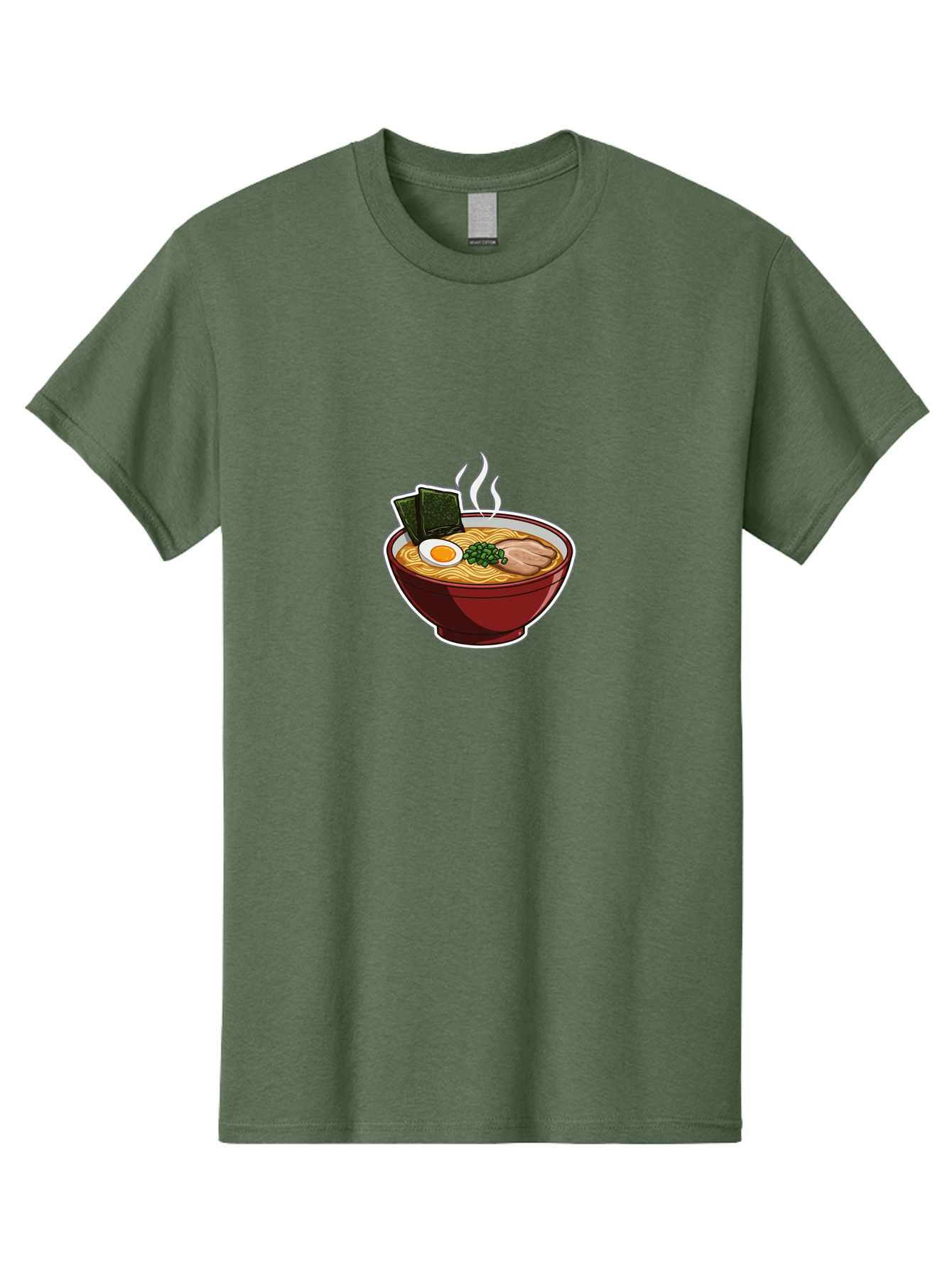 Ramen-15 Men'S Graphic Tee, 100% Cotton, Comfortable Casual Summer Wear, Machine Washable, Steaming Hot Ramen, Japanese Noodle Soup, Boiled Egg, Green Onions, Slices Of Pork, Seaweed, Savory Broth, Asian Cuisine, Comfort Food, Noodle Dishes Bab281 19