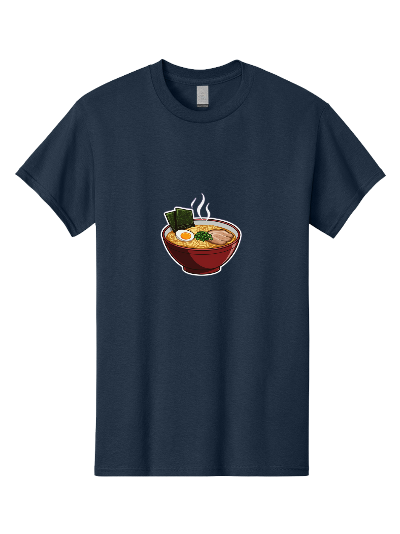 Ramen-15 Men'S Graphic Tee, 100% Cotton, Comfortable Casual Summer Wear, Machine Washable, Steaming Hot Ramen, Japanese Noodle Soup, Boiled Egg, Green Onions, Slices Of Pork, Seaweed, Savory Broth, Asian Cuisine, Comfort Food, Noodle Dishes Bab281 5