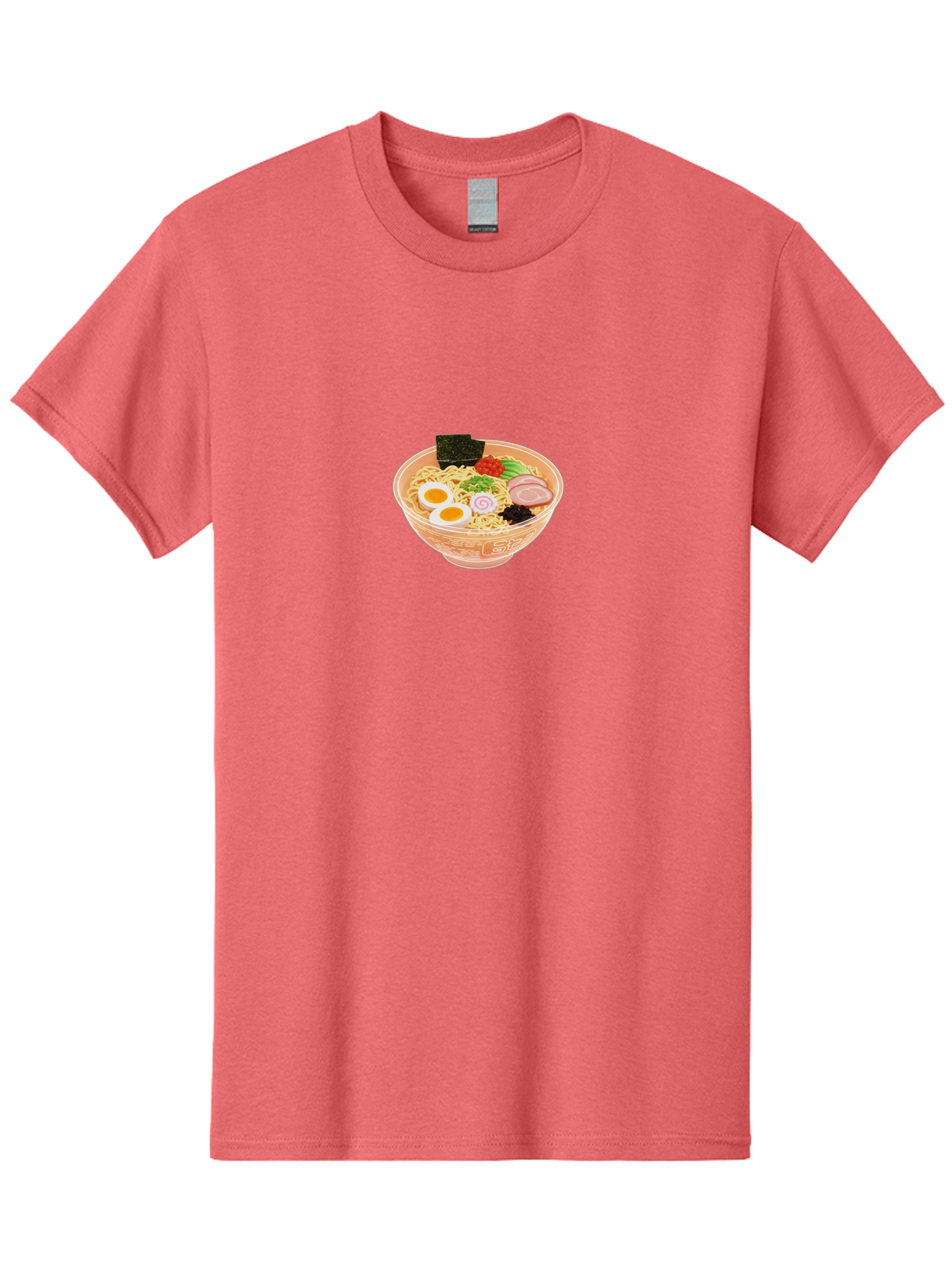 Ramen-2 Men'S Graphic Tee, 100% Cotton, Comfortable Casual Summer Wear, Machine Washable, Steaming Bowl Of Ramen, Noodles, Boiled Egg, Sliced Pork, Green Onions, Seaweed, Red Pepper, Savory Dish, Asian Cuisine, Comfort Food, Delicious Meal, Bab282 27