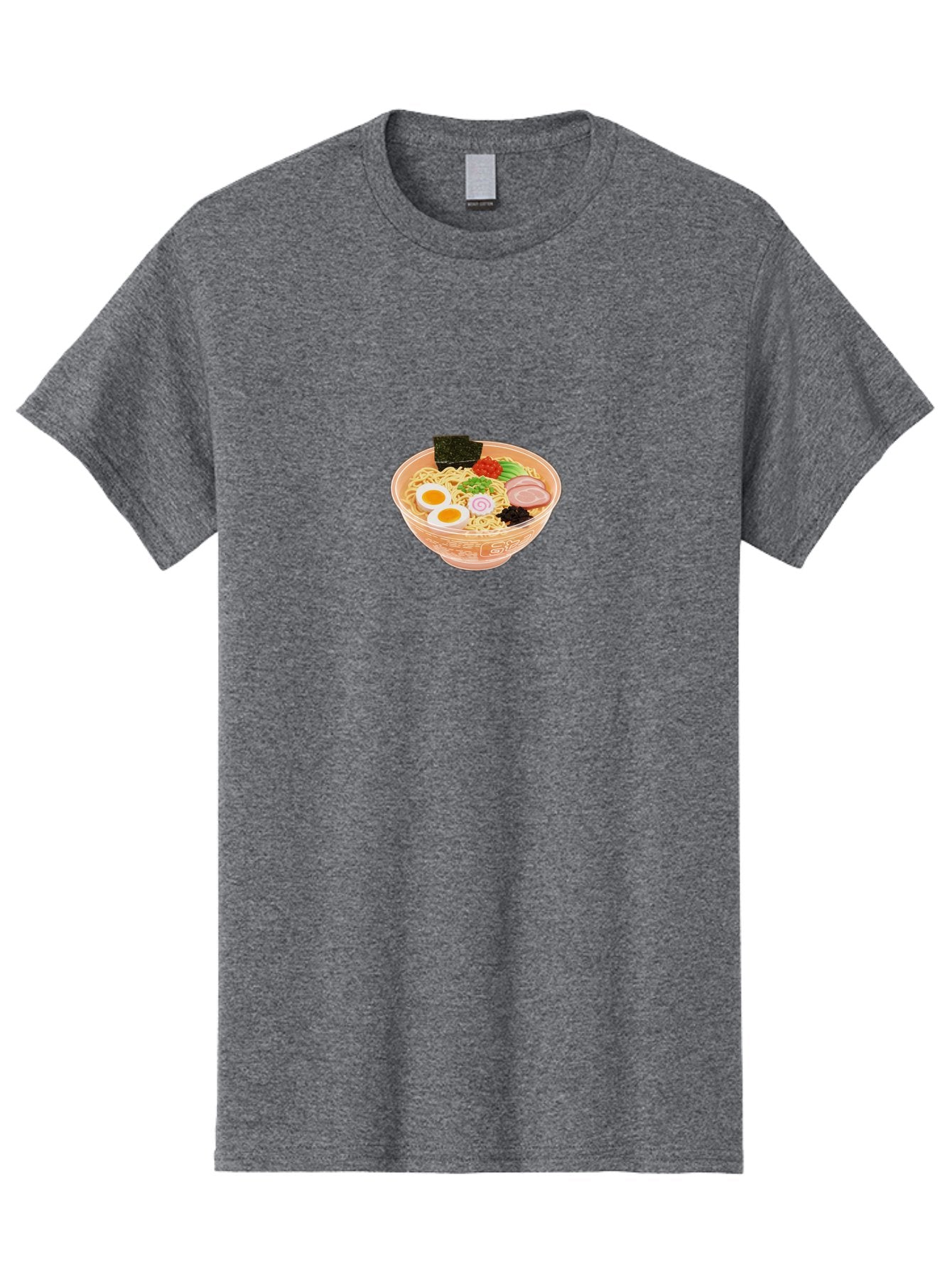 Ramen-2 Men'S Graphic Tee, 100% Cotton, Comfortable Casual Summer Wear, Machine Washable, Steaming Bowl Of Ramen, Noodles, Boiled Egg, Sliced Pork, Green Onions, Seaweed, Red Pepper, Savory Dish, Asian Cuisine, Comfort Food, Delicious Meal, Bab282 14