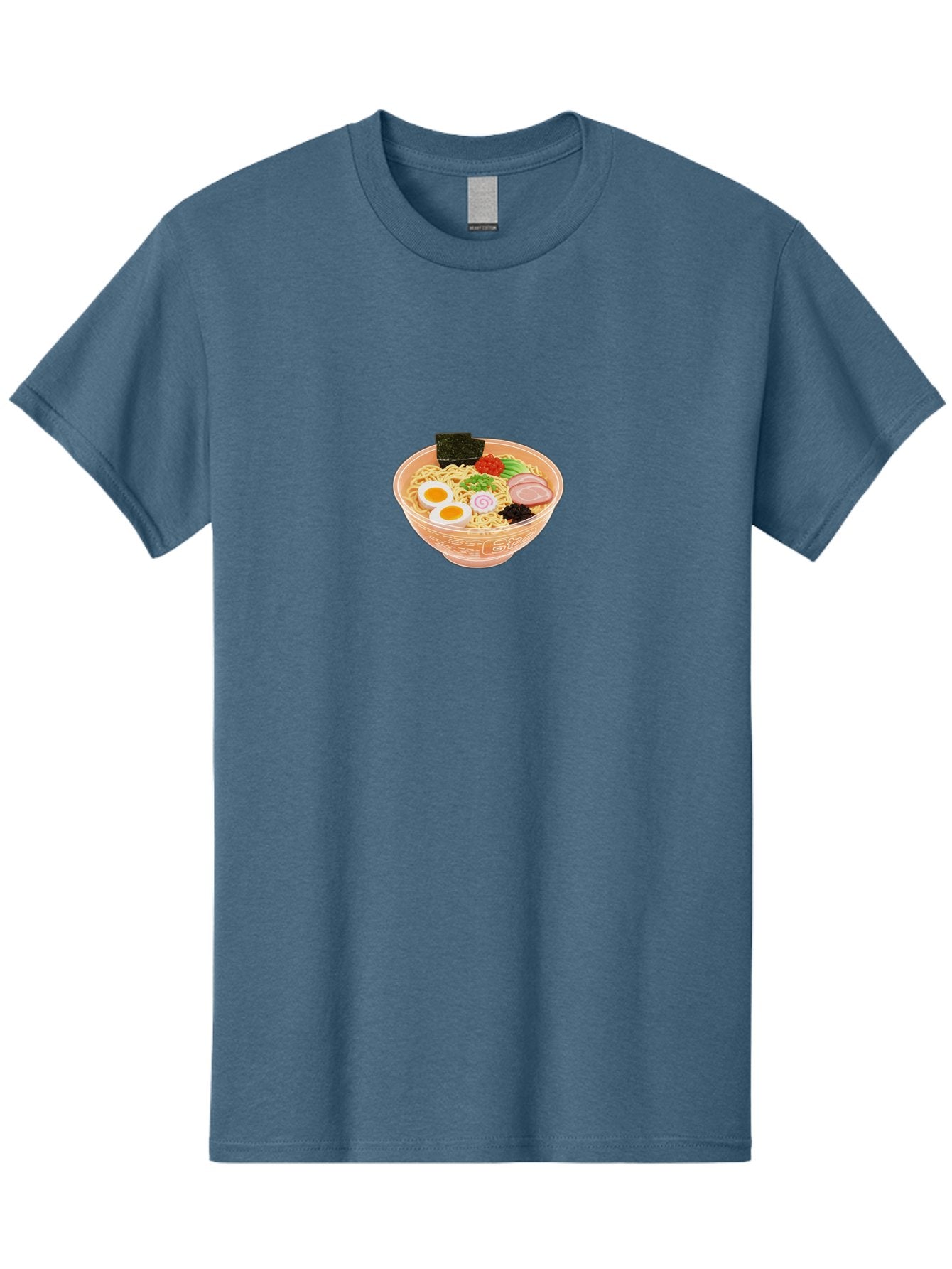 Ramen-2 Men'S Graphic Tee, 100% Cotton, Comfortable Casual Summer Wear, Machine Washable, Steaming Bowl Of Ramen, Noodles, Boiled Egg, Sliced Pork, Green Onions, Seaweed, Red Pepper, Savory Dish, Asian Cuisine, Comfort Food, Delicious Meal, Bab282 13
