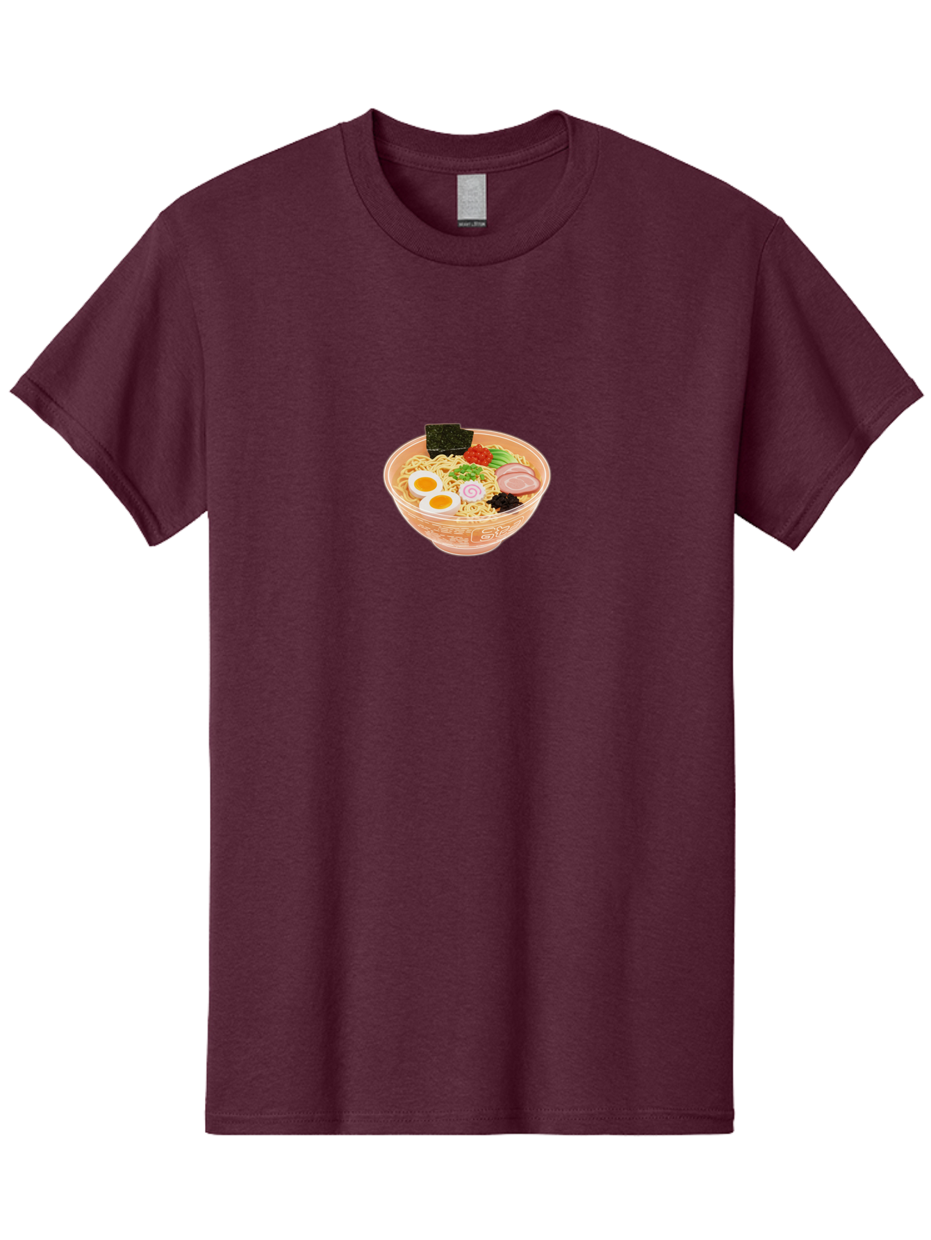 Ramen-2 Men'S Graphic Tee, 100% Cotton, Comfortable Casual Summer Wear, Machine Washable, Steaming Bowl Of Ramen, Noodles, Boiled Egg, Sliced Pork, Green Onions, Seaweed, Red Pepper, Savory Dish, Asian Cuisine, Comfort Food, Delicious Meal, Bab282 9