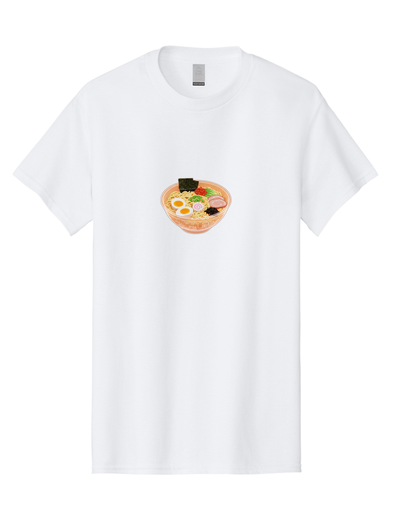 Ramen-2 Men'S Graphic Tee, 100% Cotton, Comfortable Casual Summer Wear, Machine Washable, Steaming Bowl Of Ramen, Noodles, Boiled Egg, Sliced Pork, Green Onions, Seaweed, Red Pepper, Savory Dish, Asian Cuisine, Comfort Food, Delicious Meal, Bab282 23