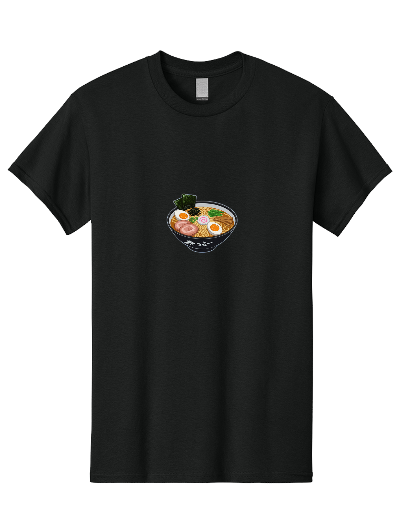 Ramen-3 Men'S Graphic Tee, 100% Cotton, Comfortable Casual Summer Wear, Machine Washable, Ramen Noodles, Japanese Cuisine, Hearty Bowl, Savory Broth, Boiled Egg, Sliced Pork, Green Onions, Seaweed, Asian Food, Comfort Food, Noodle Soup Bab283 3