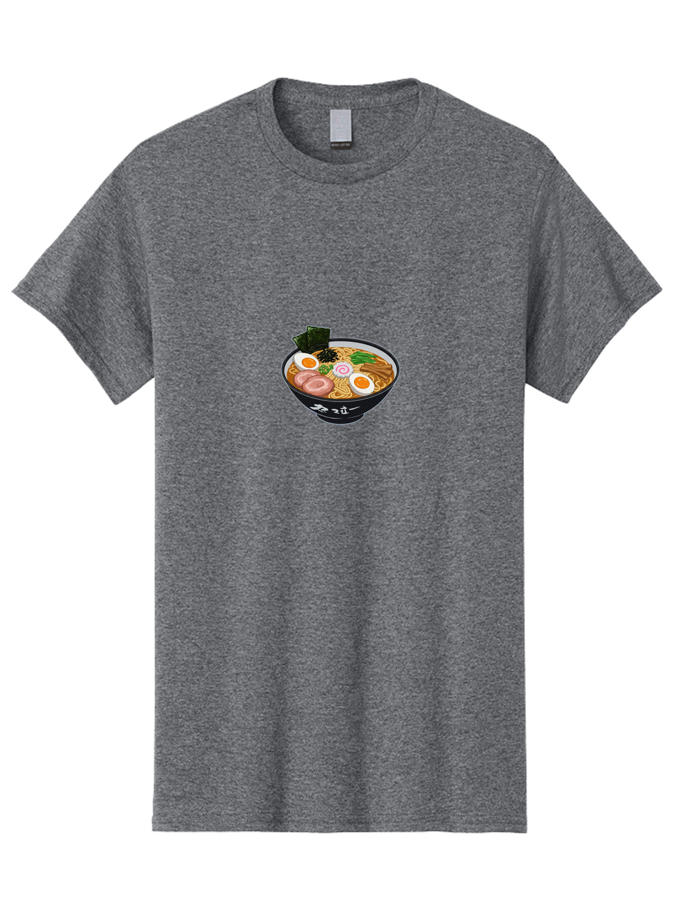 Ramen-3 Men'S Graphic Tee, 100% Cotton, Comfortable Casual Summer Wear, Machine Washable, Ramen Noodles, Japanese Cuisine, Hearty Bowl, Savory Broth, Boiled Egg, Sliced Pork, Green Onions, Seaweed, Asian Food, Comfort Food, Noodle Soup Bab283 5