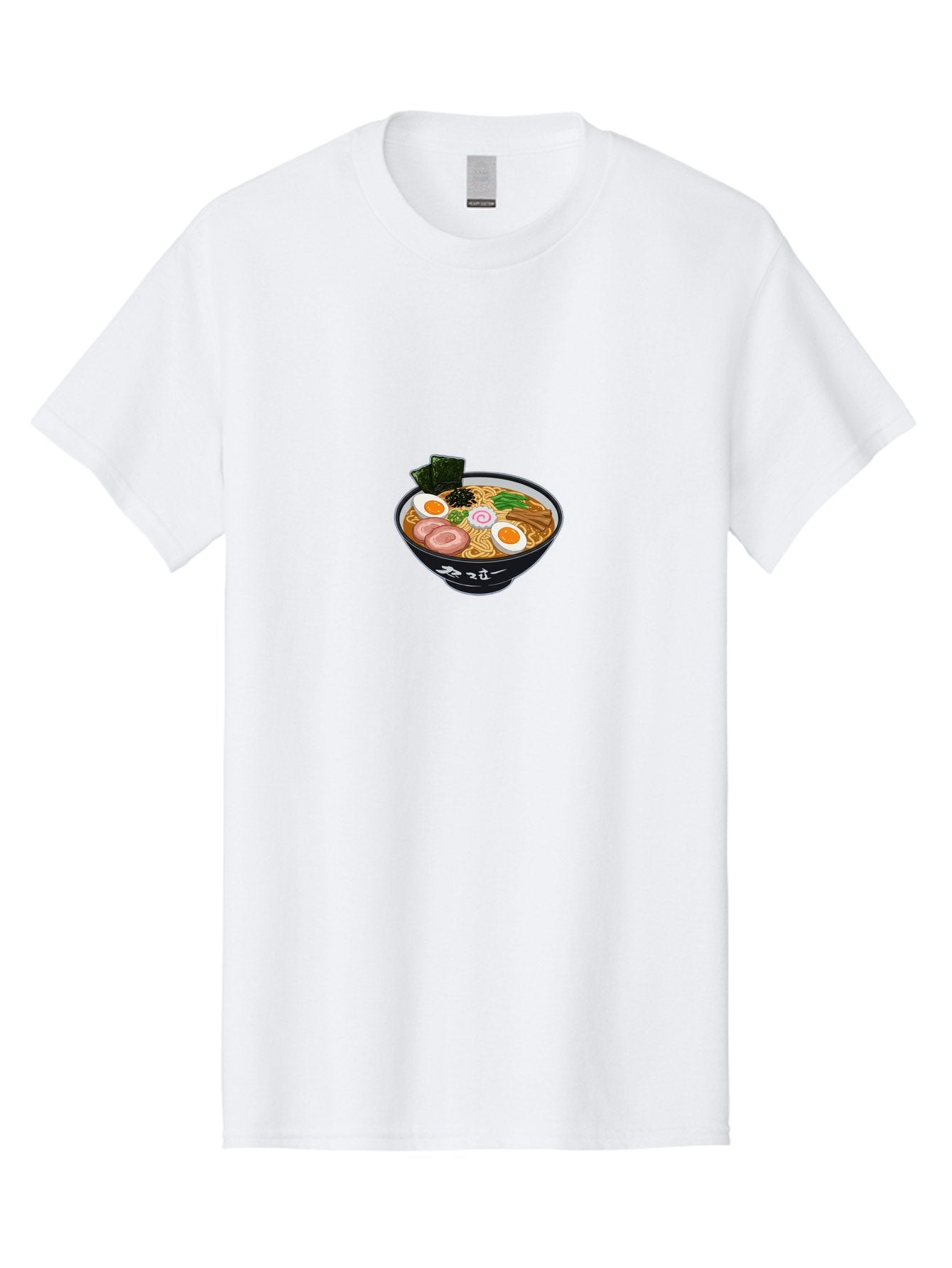 Ramen-3 Men'S Graphic Tee, 100% Cotton, Comfortable Casual Summer Wear, Machine Washable, Ramen Noodles, Japanese Cuisine, Hearty Bowl, Savory Broth, Boiled Egg, Sliced Pork, Green Onions, Seaweed, Asian Food, Comfort Food, Noodle Soup Bab283 6