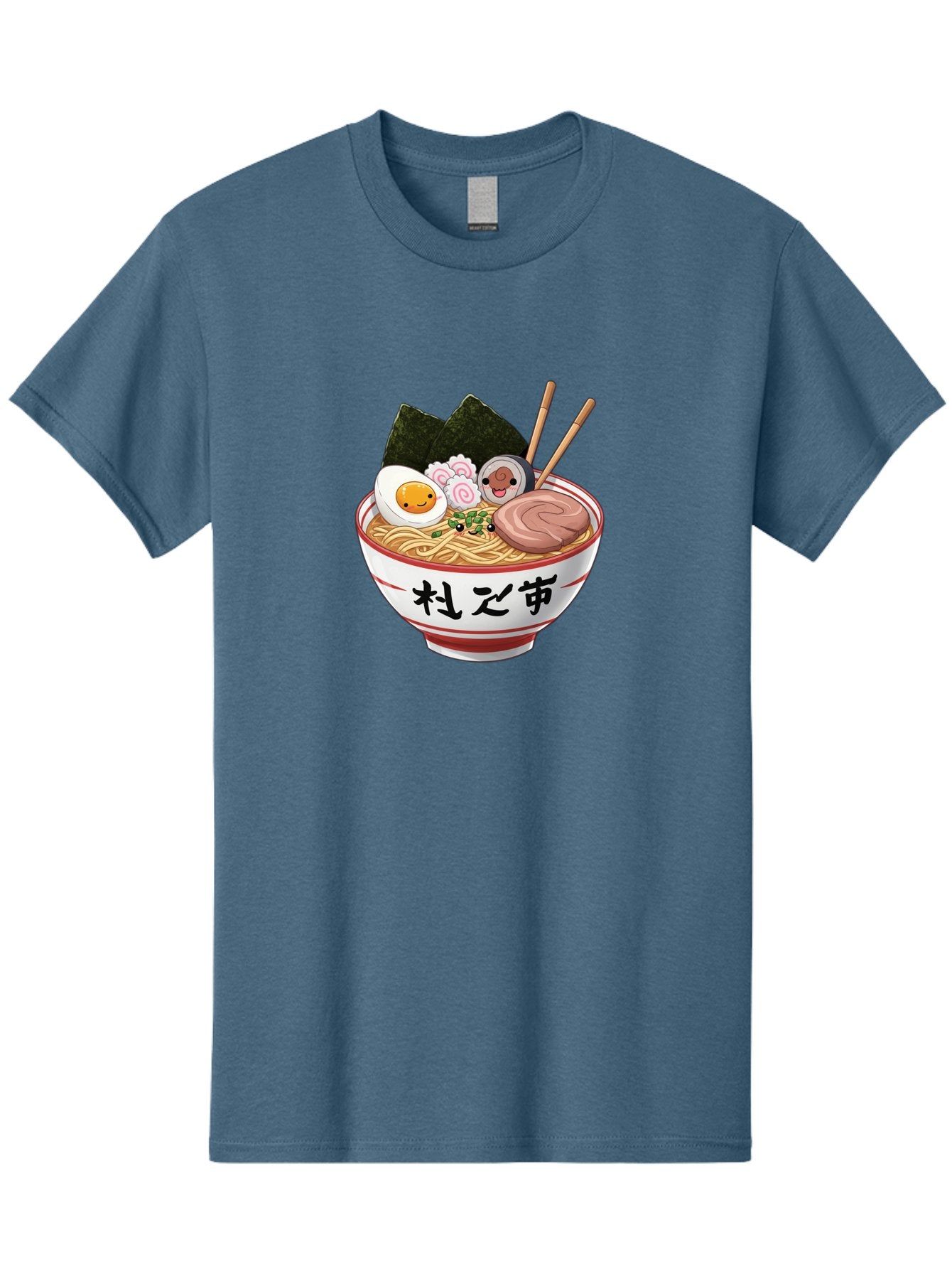 Ramen-4 Men'S Graphic Tee, 100% Cotton, Comfortable Casual Summer Wear, Machine Washable, Steaming Hot Ramen, Delicious Asian Noodle Soup, Appetizing Meal, Japanese Cuisine, Savory Flavors, Tasty Ingredients, Cartoon Style, Cute Food, Noodles, Bab284 13