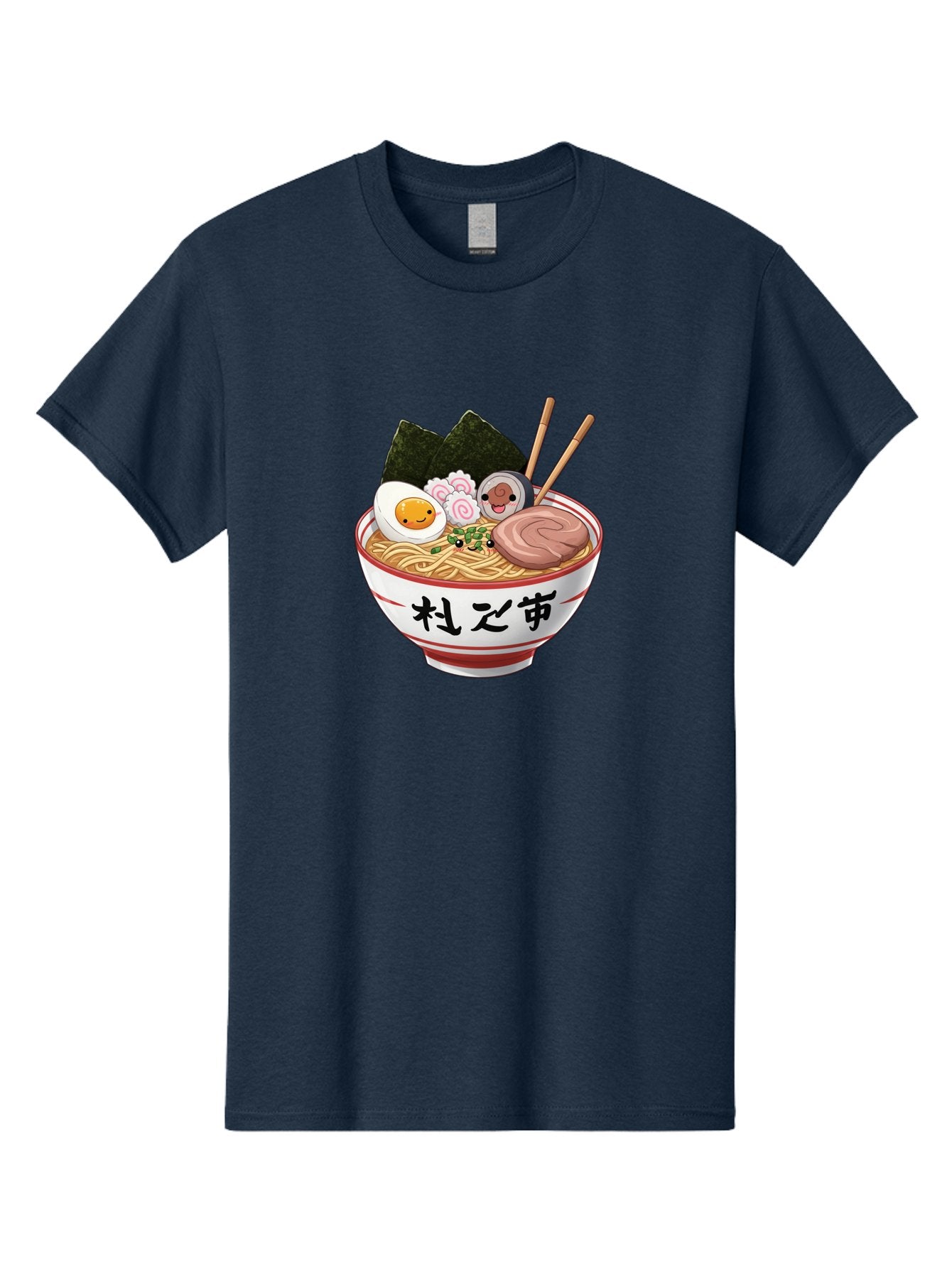Ramen-4 Men'S Graphic Tee, 100% Cotton, Comfortable Casual Summer Wear, Machine Washable, Steaming Hot Ramen, Delicious Asian Noodle Soup, Appetizing Meal, Japanese Cuisine, Savory Flavors, Tasty Ingredients, Cartoon Style, Cute Food, Noodles, Bab284 11