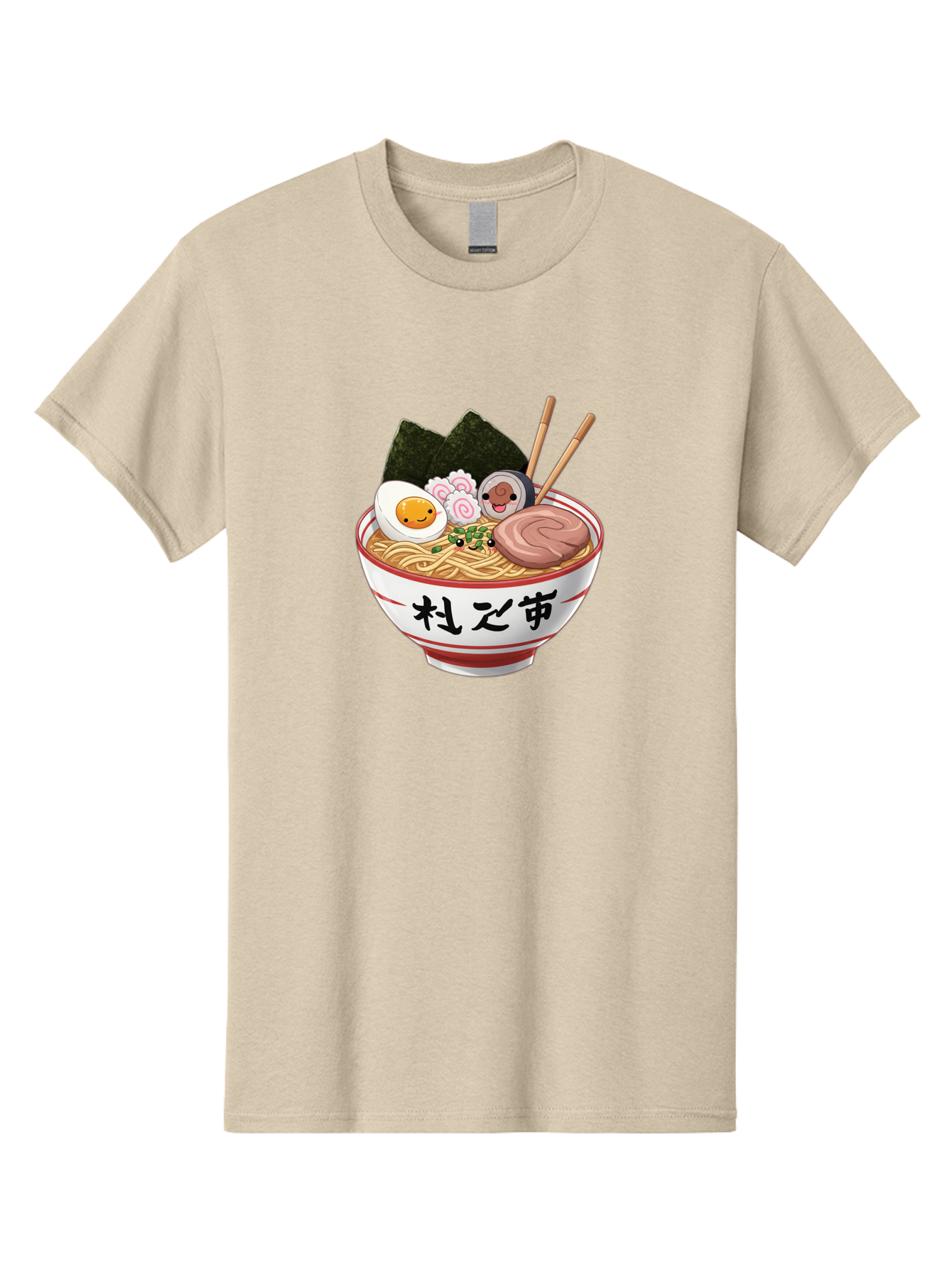 Ramen-4 Men'S Graphic Tee, 100% Cotton, Comfortable Casual Summer Wear, Machine Washable, Steaming Hot Ramen, Delicious Asian Noodle Soup, Appetizing Meal, Japanese Cuisine, Savory Flavors, Tasty Ingredients, Cartoon Style, Cute Food, Noodles, Bab284 27