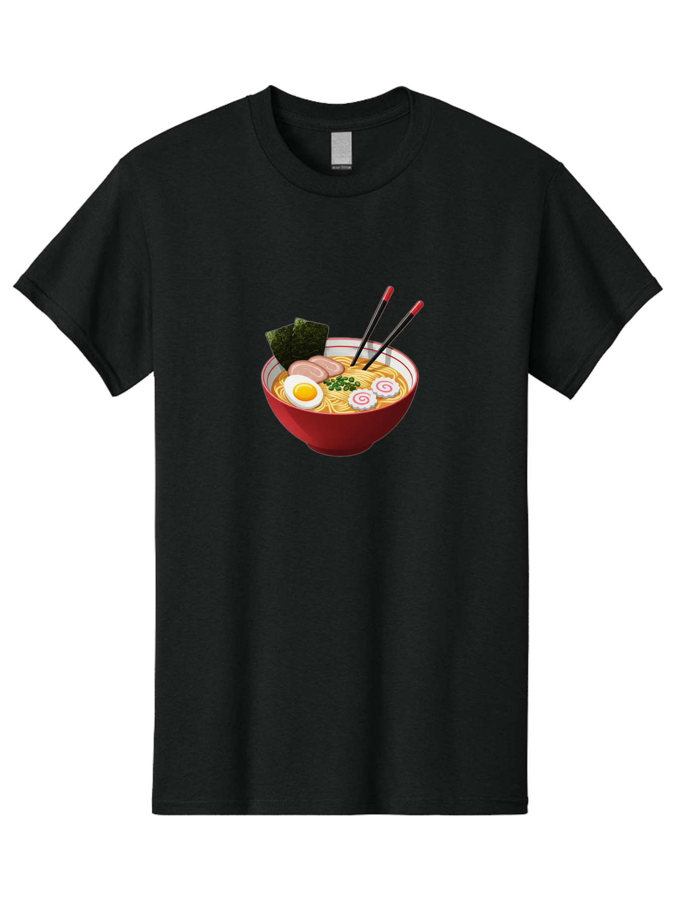 Ramen-6 Men'S Graphic Tee, 100% Cotton, Comfortable Casual Summer Wear, Machine Washable, Steaming Hot Ramen, Japanese Cuisine, Noodle Soup, Boiled Egg, Sliced Pork, Green Onions, Seaweed, Chopsticks, Savory Broth, Comforting Meal, Bab286 11