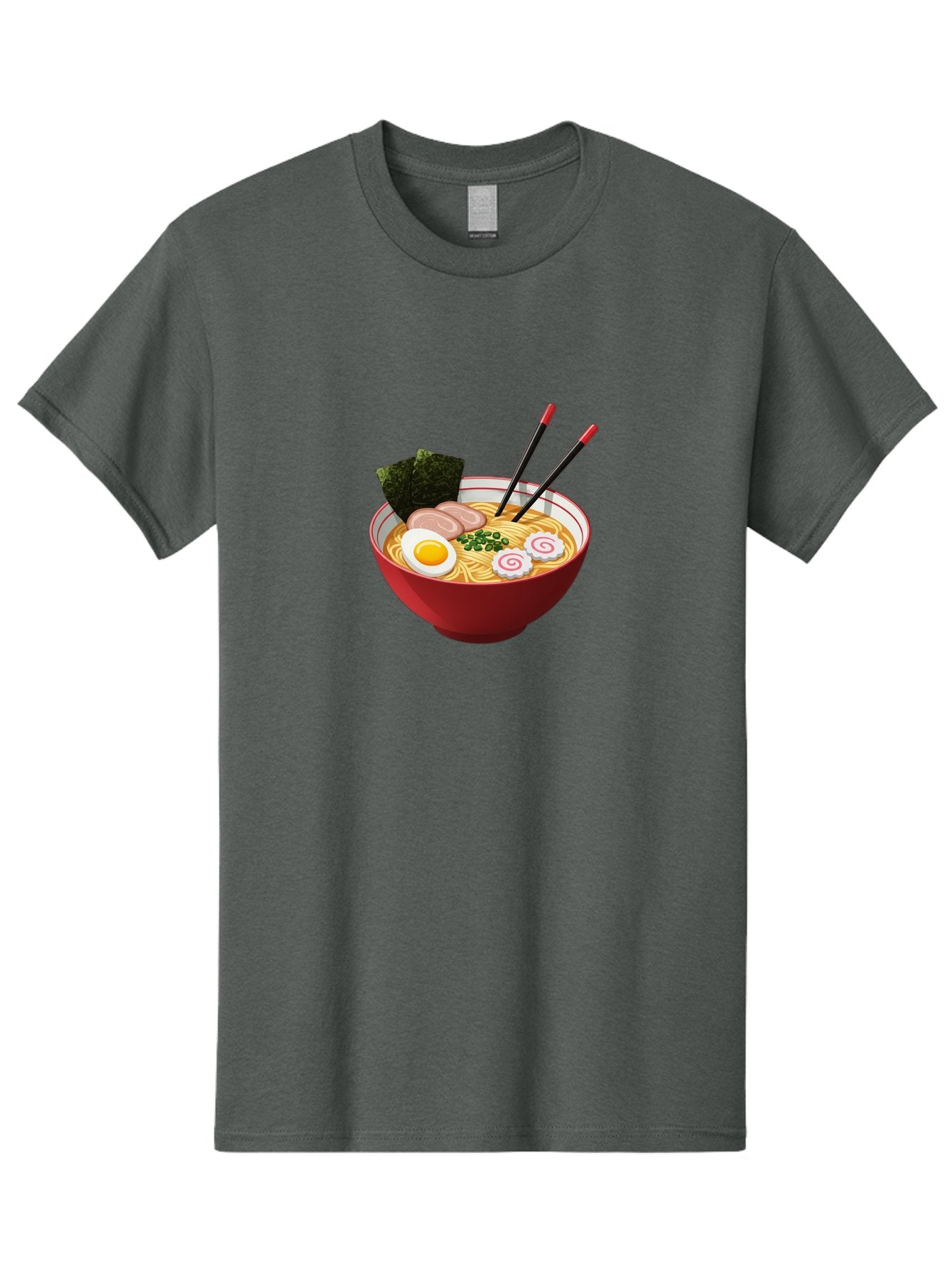 Ramen-6 Men'S Graphic Tee, 100% Cotton, Comfortable Casual Summer Wear, Machine Washable, Steaming Hot Ramen, Japanese Cuisine, Noodle Soup, Boiled Egg, Sliced Pork, Green Onions, Seaweed, Chopsticks, Savory Broth, Comforting Meal, Bab286 10