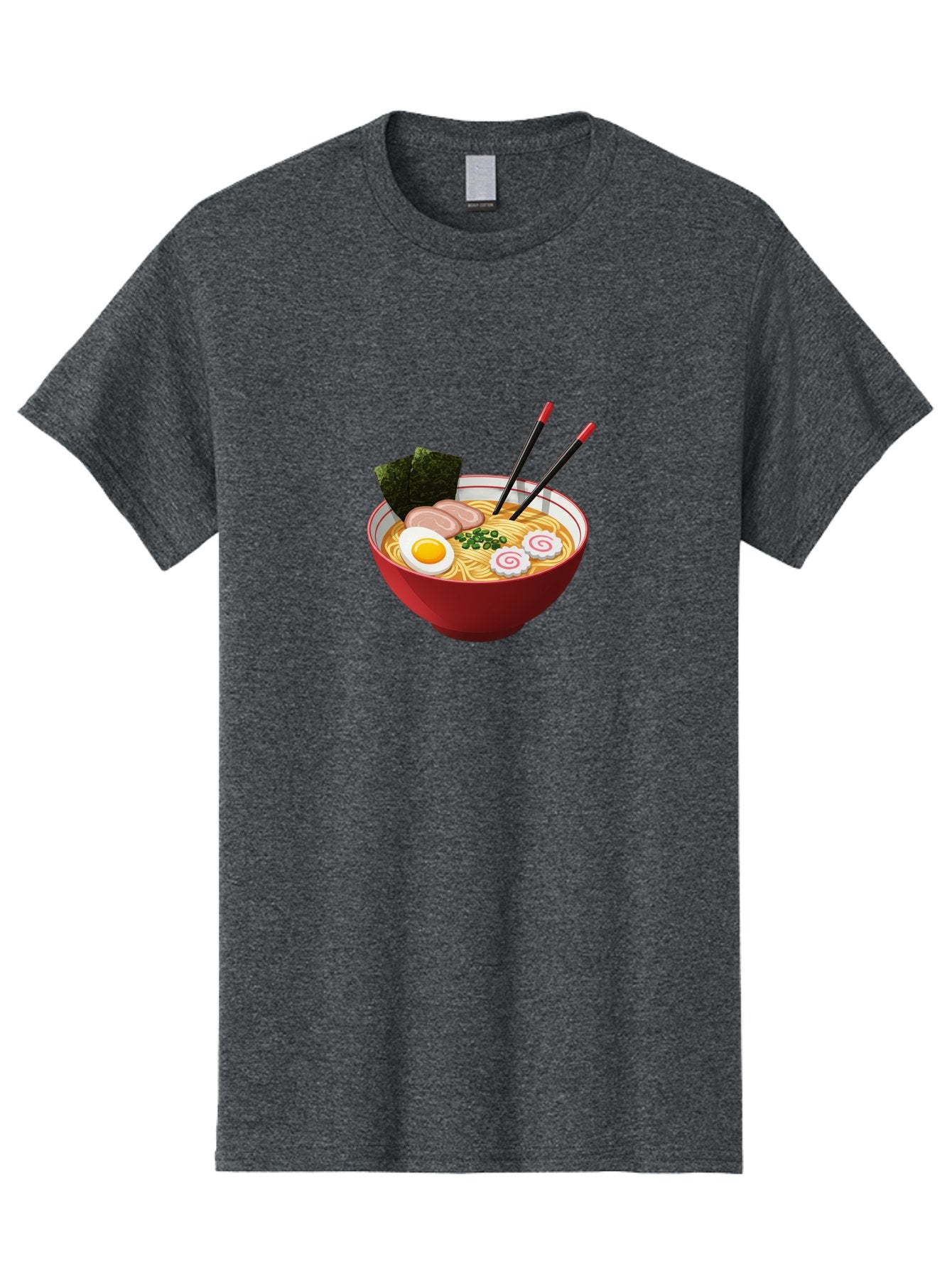 Ramen-6 Men'S Graphic Tee, 100% Cotton, Comfortable Casual Summer Wear, Machine Washable, Steaming Hot Ramen, Japanese Cuisine, Noodle Soup, Boiled Egg, Sliced Pork, Green Onions, Seaweed, Chopsticks, Savory Broth, Comforting Meal, Bab286 4