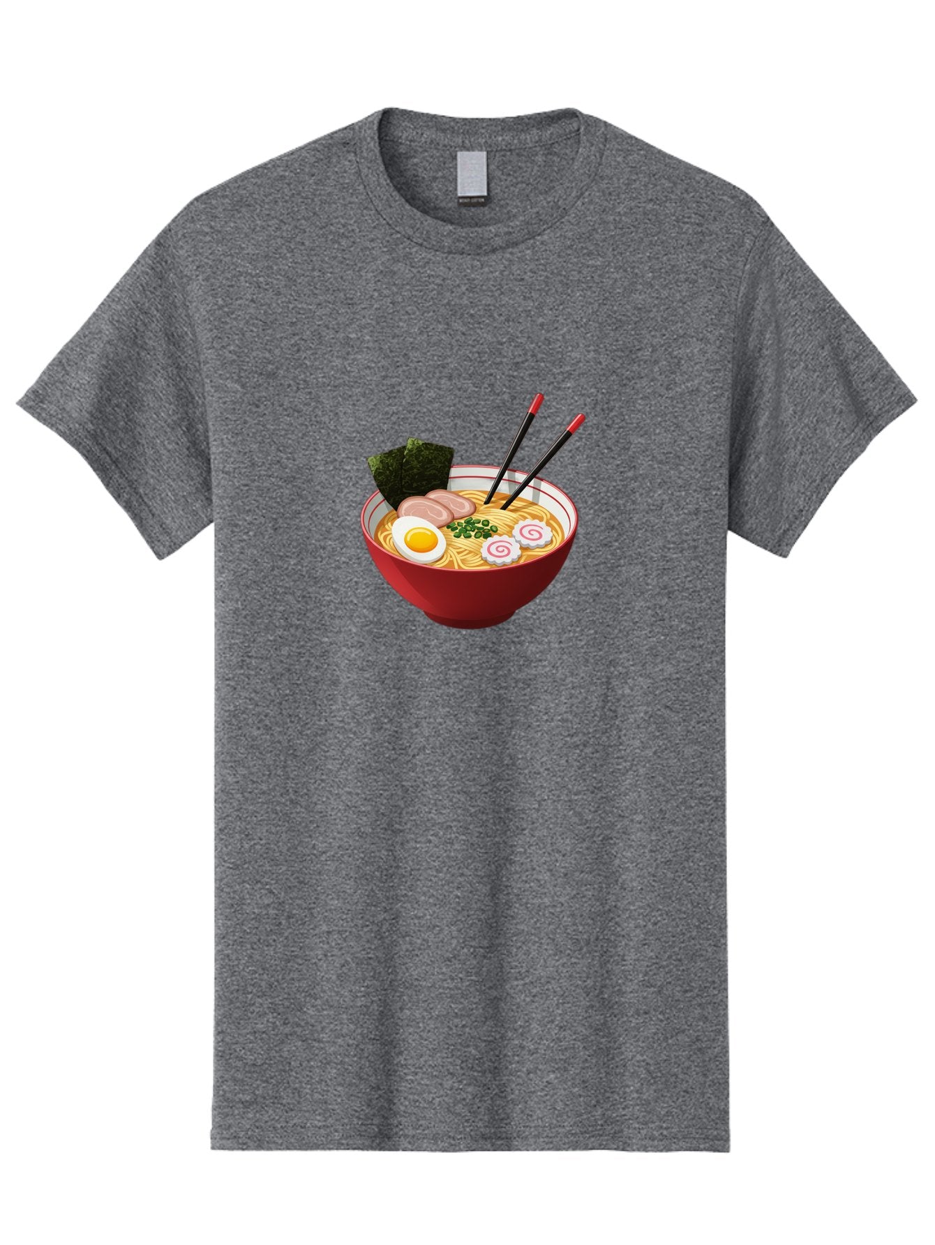 Ramen-6 Men'S Graphic Tee, 100% Cotton, Comfortable Casual Summer Wear, Machine Washable, Steaming Hot Ramen, Japanese Cuisine, Noodle Soup, Boiled Egg, Sliced Pork, Green Onions, Seaweed, Chopsticks, Savory Broth, Comforting Meal, Bab286 13