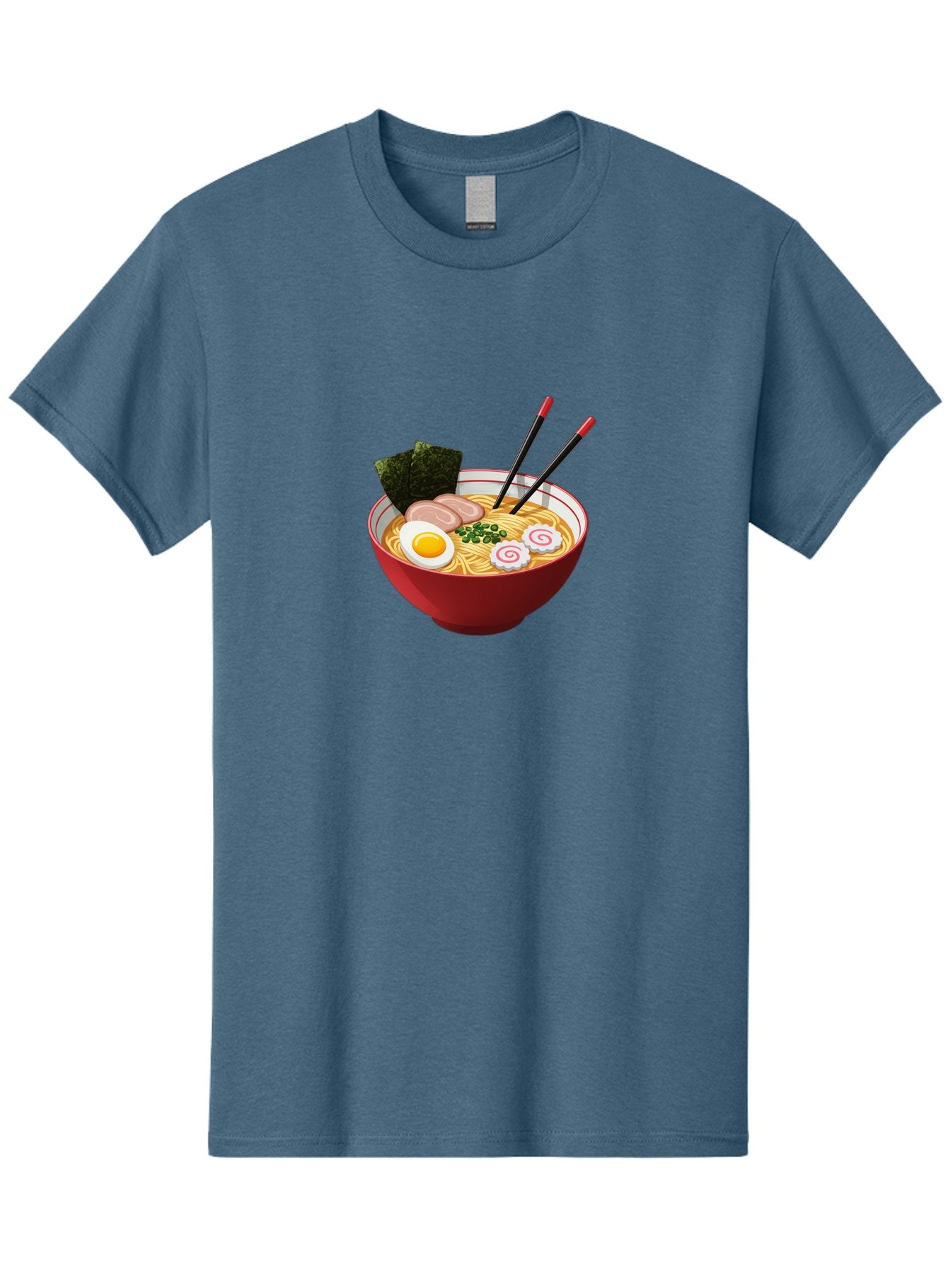 Ramen-6 Men'S Graphic Tee, 100% Cotton, Comfortable Casual Summer Wear, Machine Washable, Steaming Hot Ramen, Japanese Cuisine, Noodle Soup, Boiled Egg, Sliced Pork, Green Onions, Seaweed, Chopsticks, Savory Broth, Comforting Meal, Bab286 7