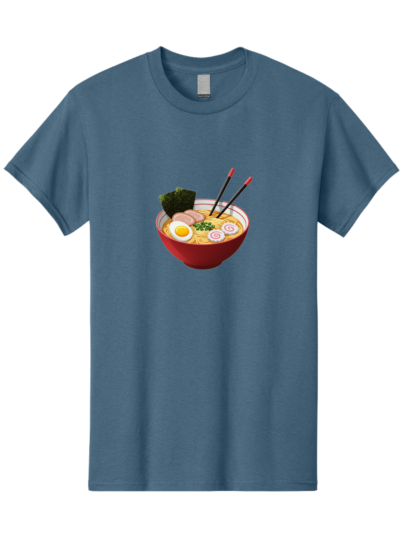 Ramen-6 Men'S Graphic Tee, 100% Cotton, Comfortable Casual Summer Wear, Machine Washable, Steaming Hot Ramen, Japanese Cuisine, Noodle Soup, Boiled Egg, Sliced Pork, Green Onions, Seaweed, Chopsticks, Savory Broth, Comforting Meal, Bab286 25