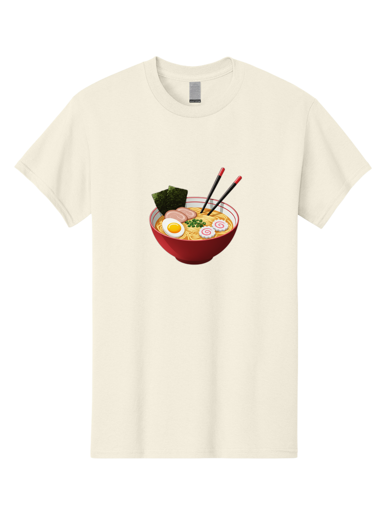 Ramen-6 Men'S Graphic Tee, 100% Cotton, Comfortable Casual Summer Wear, Machine Washable, Steaming Hot Ramen, Japanese Cuisine, Noodle Soup, Boiled Egg, Sliced Pork, Green Onions, Seaweed, Chopsticks, Savory Broth, Comforting Meal, Bab286 15