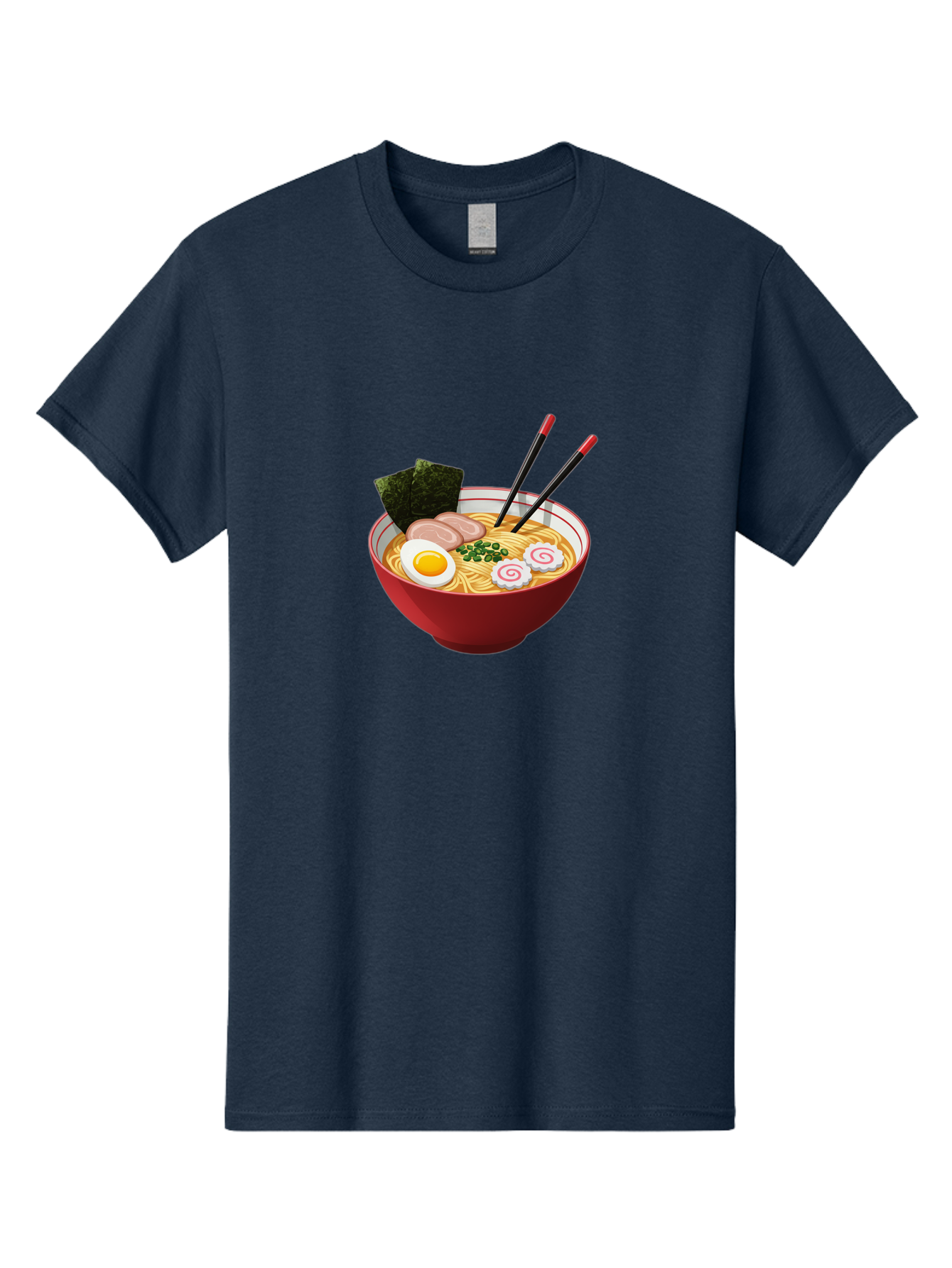 Ramen-6 Men'S Graphic Tee, 100% Cotton, Comfortable Casual Summer Wear, Machine Washable, Steaming Hot Ramen, Japanese Cuisine, Noodle Soup, Boiled Egg, Sliced Pork, Green Onions, Seaweed, Chopsticks, Savory Broth, Comforting Meal, Bab286 13