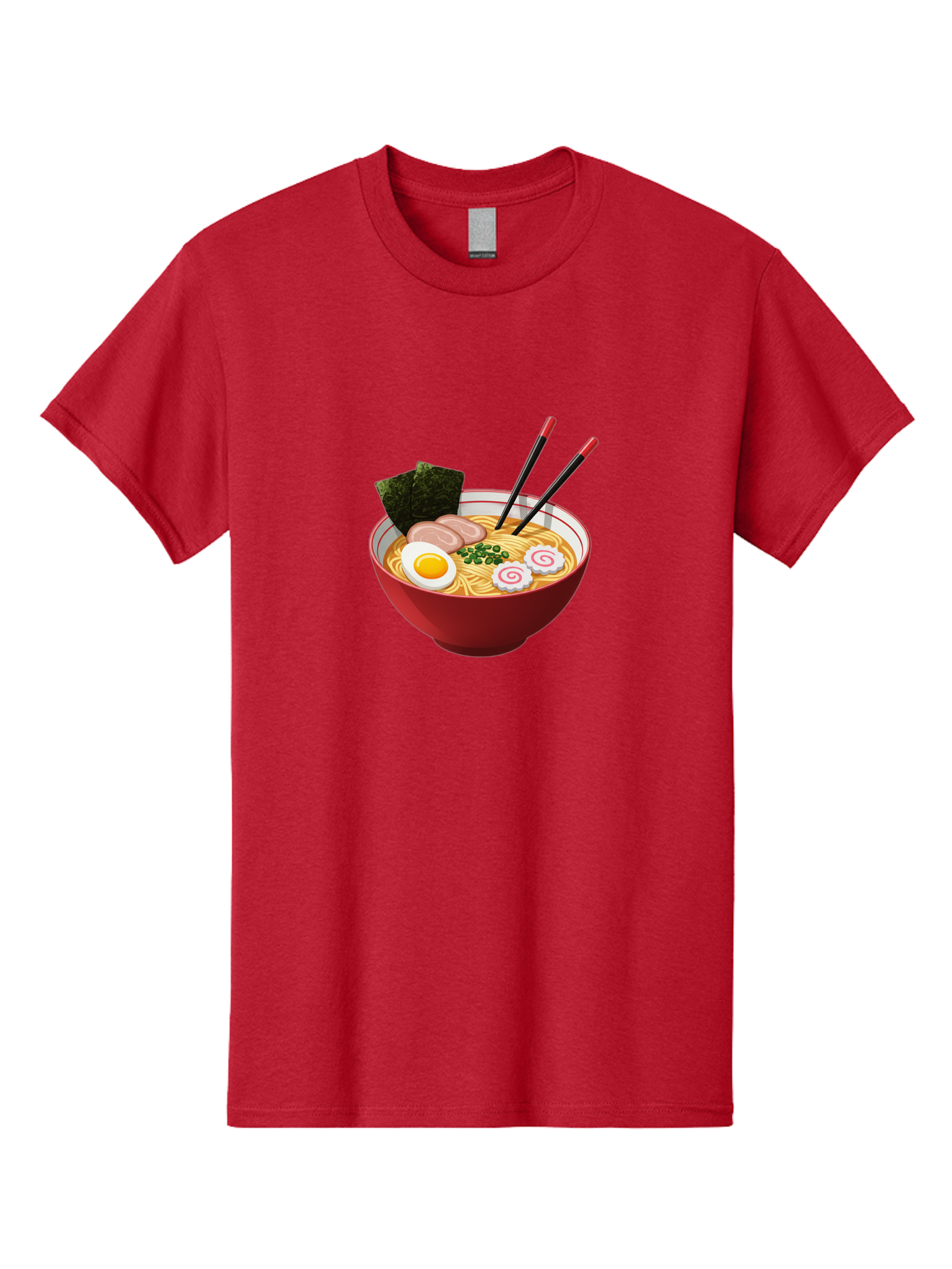 Ramen-6 Men'S Graphic Tee, 100% Cotton, Comfortable Casual Summer Wear, Machine Washable, Steaming Hot Ramen, Japanese Cuisine, Noodle Soup, Boiled Egg, Sliced Pork, Green Onions, Seaweed, Chopsticks, Savory Broth, Comforting Meal, Bab286 17