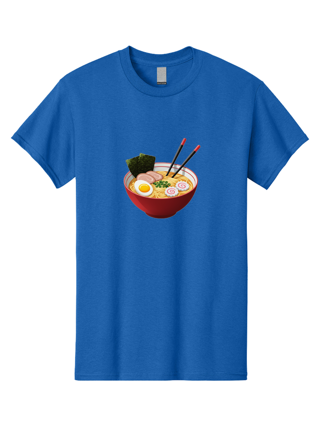 Ramen-6 Men'S Graphic Tee, 100% Cotton, Comfortable Casual Summer Wear, Machine Washable, Steaming Hot Ramen, Japanese Cuisine, Noodle Soup, Boiled Egg, Sliced Pork, Green Onions, Seaweed, Chopsticks, Savory Broth, Comforting Meal, Bab286 5