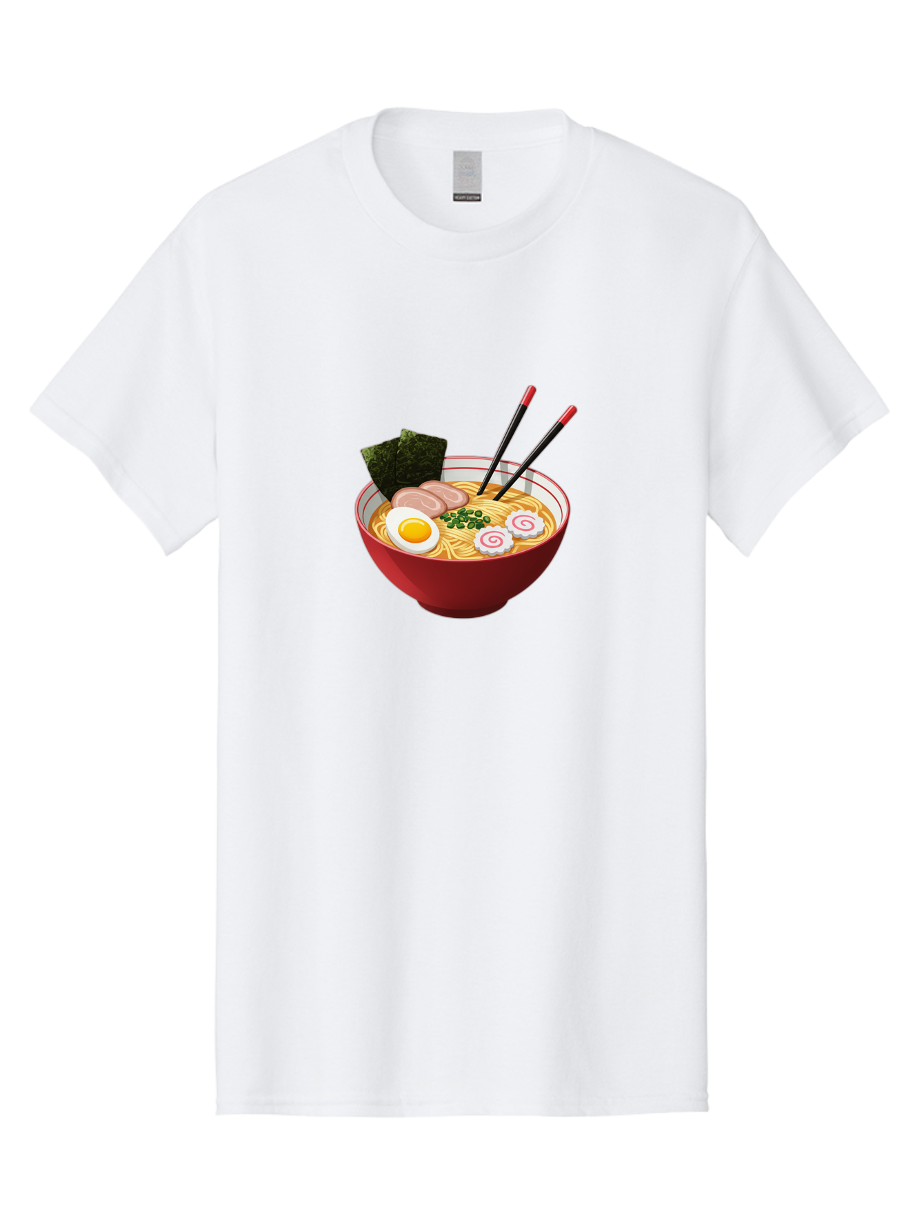 Ramen-6 Men'S Graphic Tee, 100% Cotton, Comfortable Casual Summer Wear, Machine Washable, Steaming Hot Ramen, Japanese Cuisine, Noodle Soup, Boiled Egg, Sliced Pork, Green Onions, Seaweed, Chopsticks, Savory Broth, Comforting Meal, Bab286 21