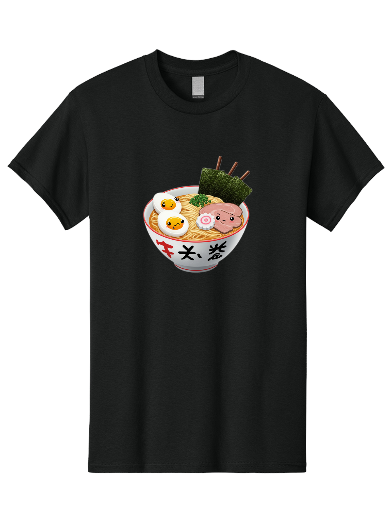 Ramen-7 Men'S Graphic Tee, 100% Cotton, Comfortable Casual Summer Wear, Machine Washable, Steaming Hot Ramen, Boiled Egg, Sliced Pork, Green Onions, Fish Cake, Seaweed, Asian Cuisine, Noodle Soup, Savory Flavors, Japanese Food Bab287 27