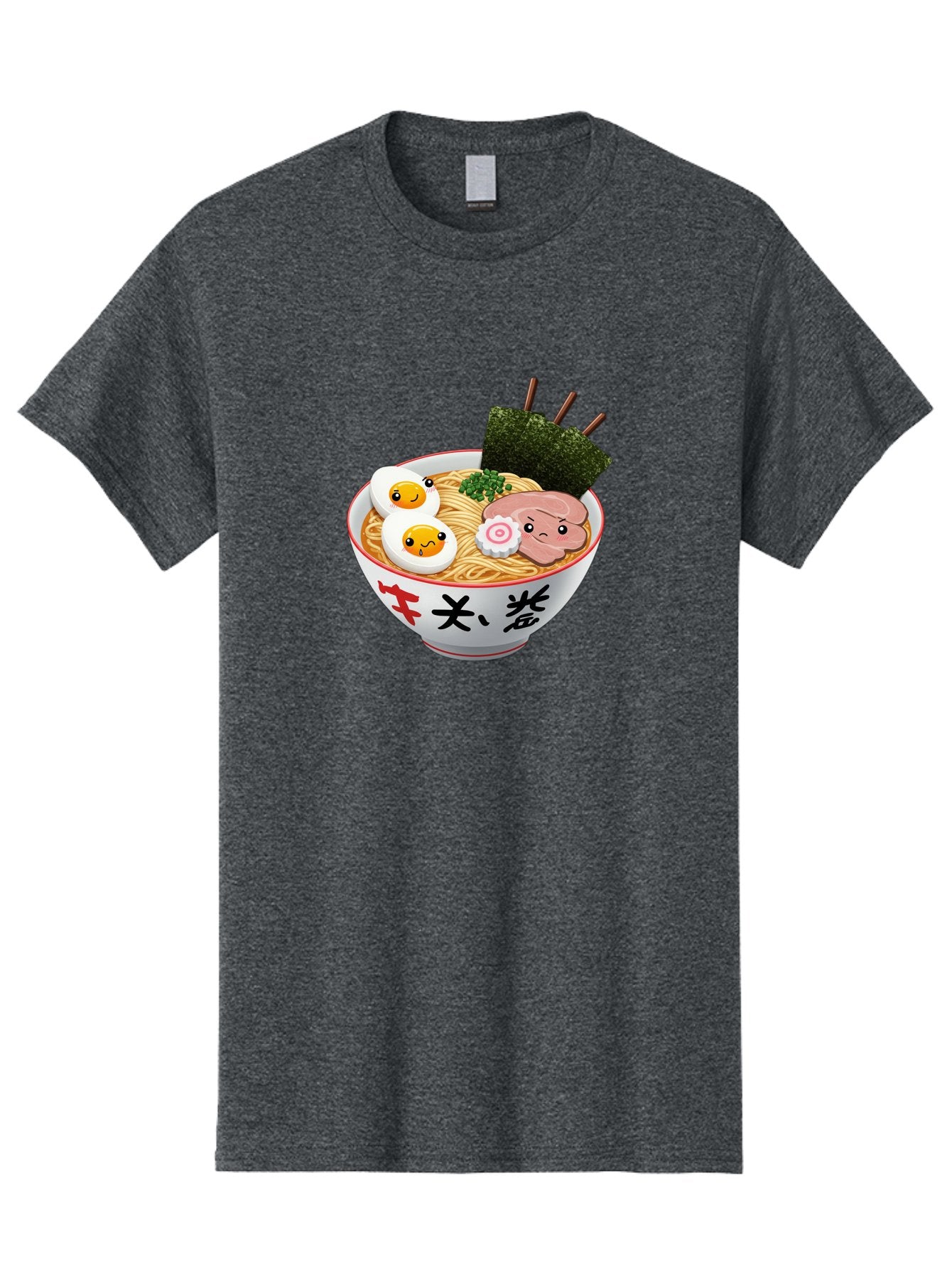 Ramen-7 Men'S Graphic Tee, 100% Cotton, Comfortable Casual Summer Wear, Machine Washable, Steaming Hot Ramen, Boiled Egg, Sliced Pork, Green Onions, Fish Cake, Seaweed, Asian Cuisine, Noodle Soup, Savory Flavors, Japanese Food Bab287 13