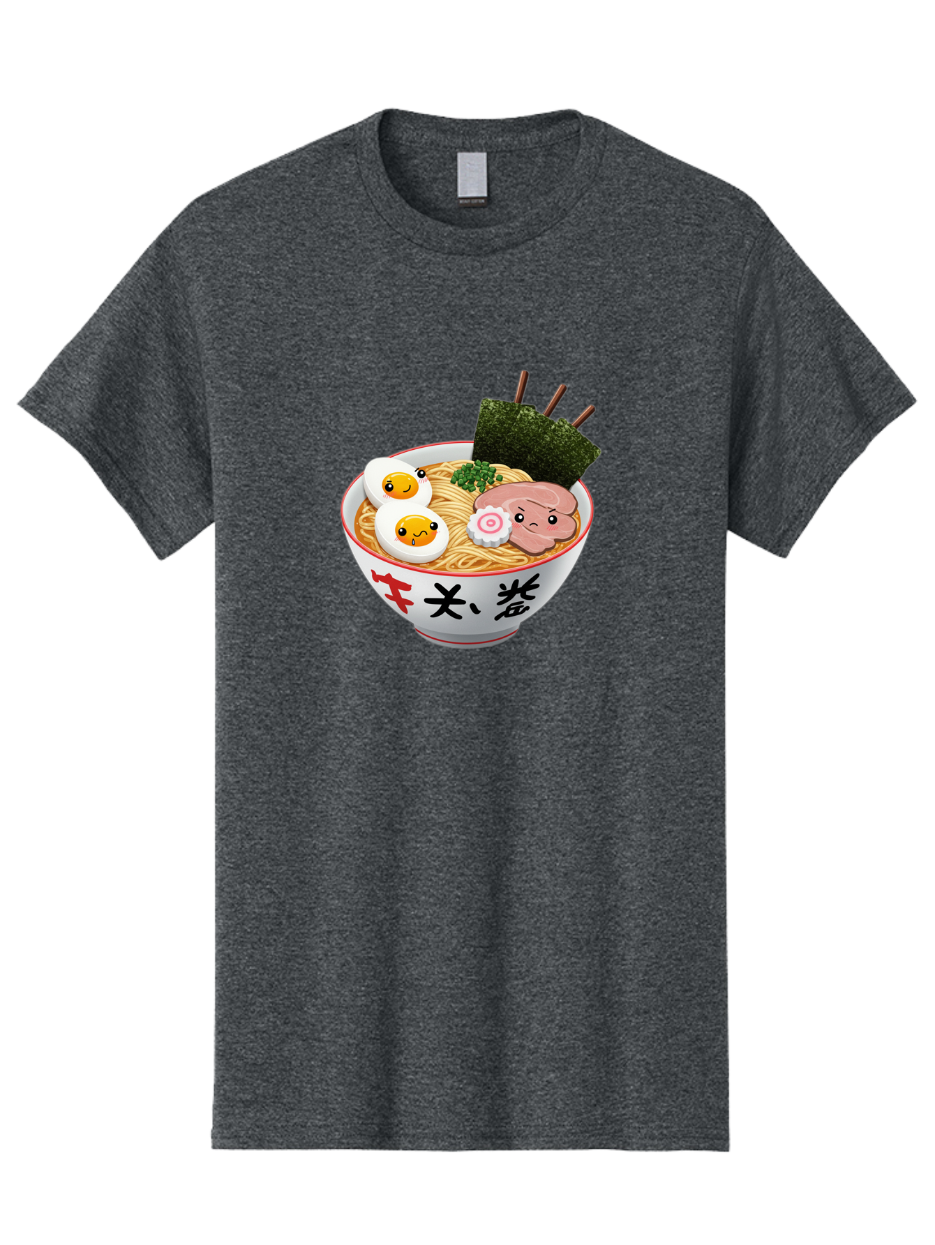 Ramen-7 Men'S Graphic Tee, 100% Cotton, Comfortable Casual Summer Wear, Machine Washable, Steaming Hot Ramen, Boiled Egg, Sliced Pork, Green Onions, Fish Cake, Seaweed, Asian Cuisine, Noodle Soup, Savory Flavors, Japanese Food Bab287 29