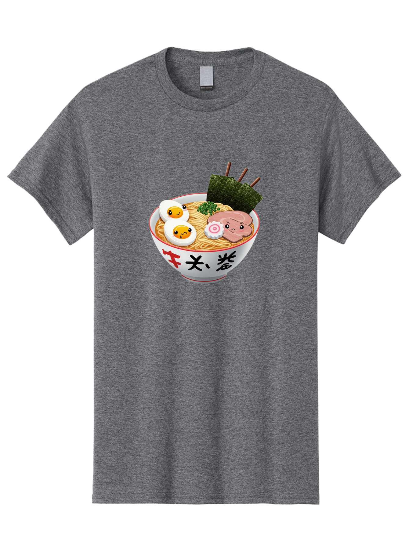 Ramen-7 Men'S Graphic Tee, 100% Cotton, Comfortable Casual Summer Wear, Machine Washable, Steaming Hot Ramen, Boiled Egg, Sliced Pork, Green Onions, Fish Cake, Seaweed, Asian Cuisine, Noodle Soup, Savory Flavors, Japanese Food Bab287 13