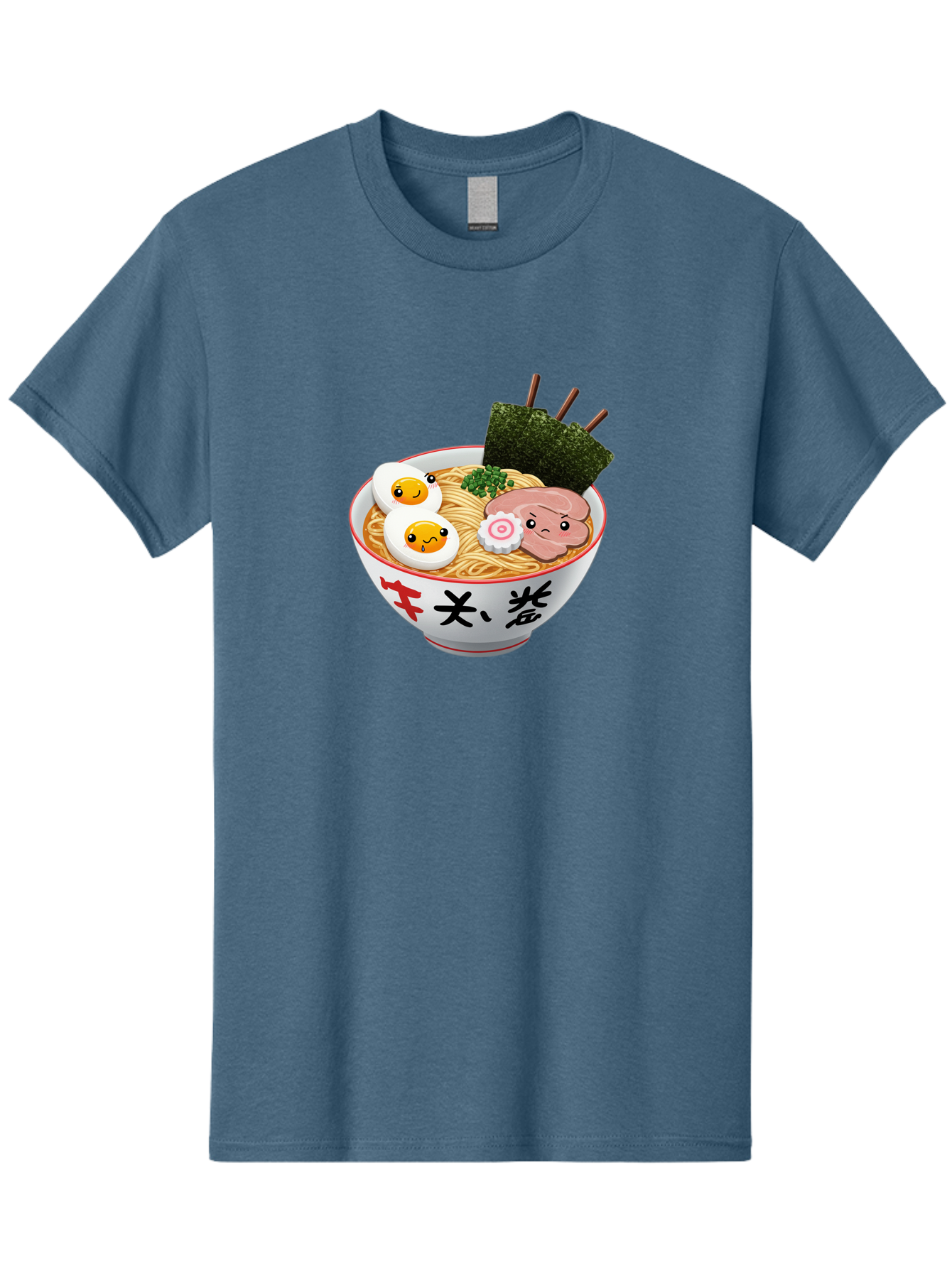 Ramen-7 Men'S Graphic Tee, 100% Cotton, Comfortable Casual Summer Wear, Machine Washable, Steaming Hot Ramen, Boiled Egg, Sliced Pork, Green Onions, Fish Cake, Seaweed, Asian Cuisine, Noodle Soup, Savory Flavors, Japanese Food Bab287 23