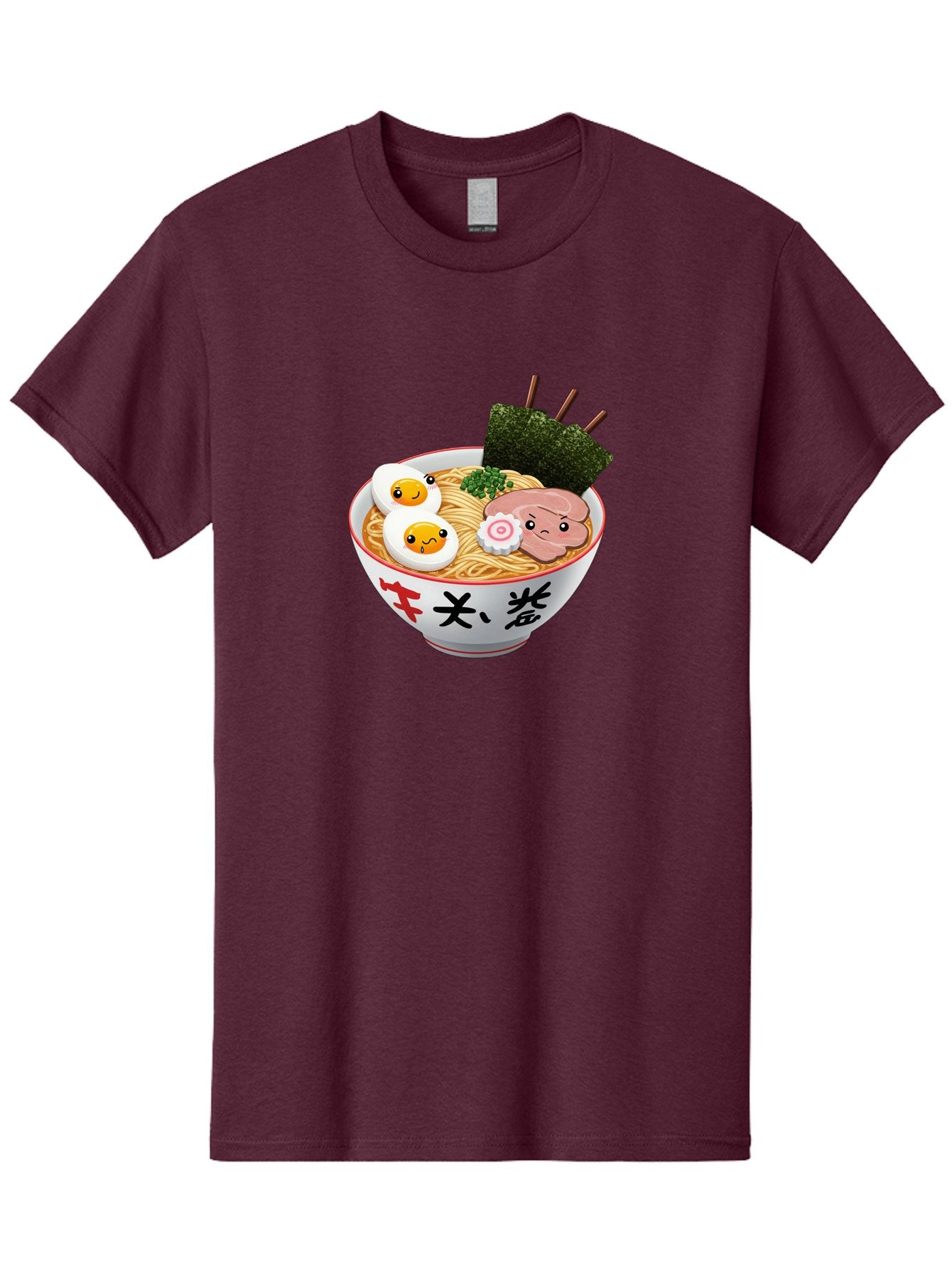 Ramen-7 Men'S Graphic Tee, 100% Cotton, Comfortable Casual Summer Wear, Machine Washable, Steaming Hot Ramen, Boiled Egg, Sliced Pork, Green Onions, Fish Cake, Seaweed, Asian Cuisine, Noodle Soup, Savory Flavors, Japanese Food Bab287 14